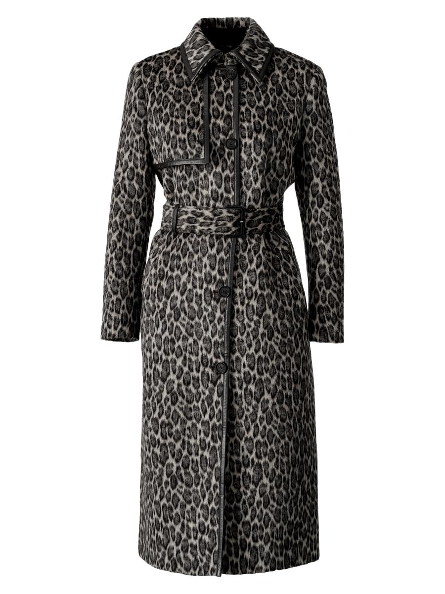 Mackage Zeva Animal-Printed Wool-Blend Coat | Saks Fifth Avenue