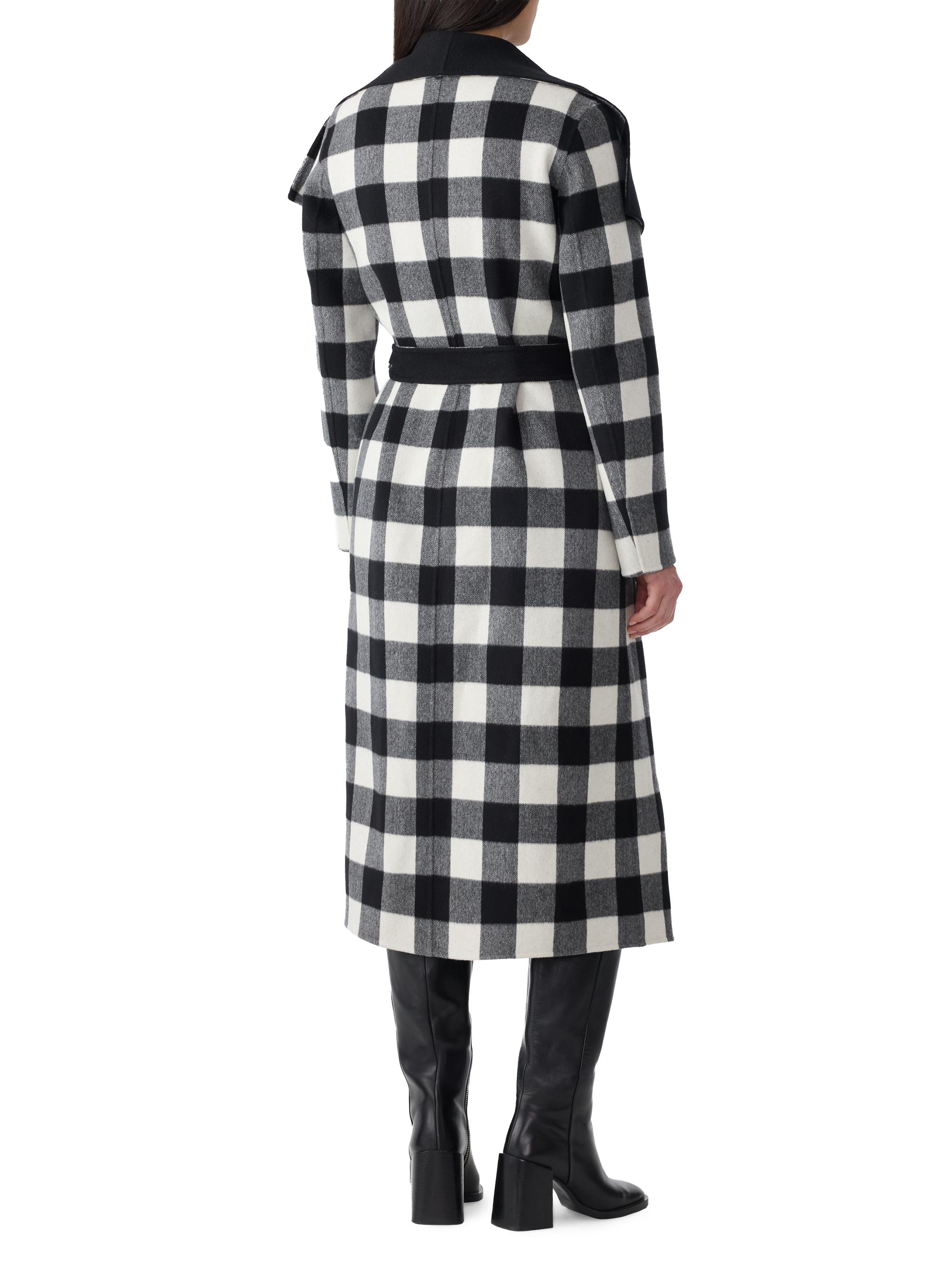 Mackage Mai-Pl Check Wool Reversible Wrap Coat | Saks Fifth Avenue