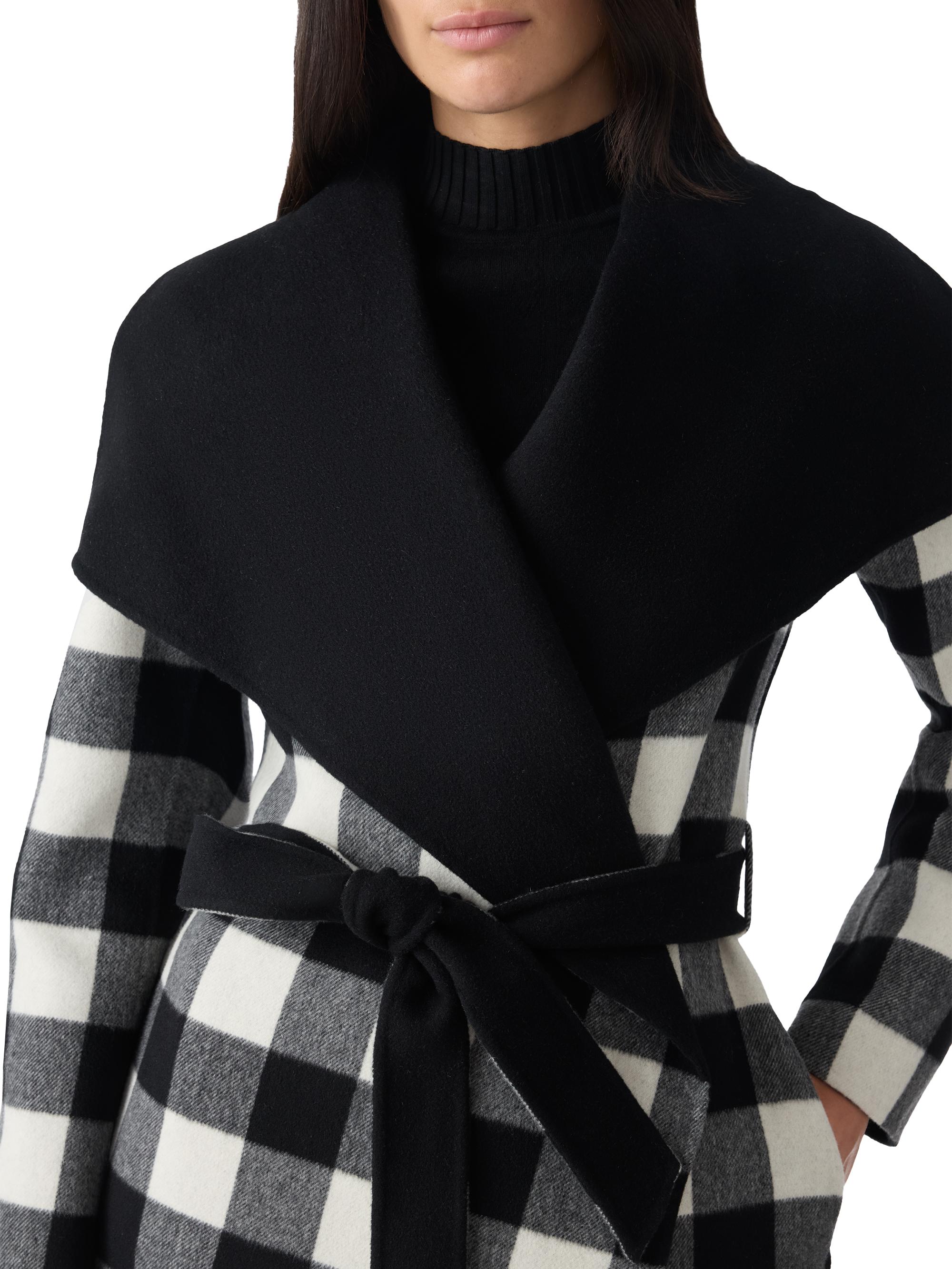 mackdawgjp 様用　URU 19aw コート　WOOL CHECK BE Mackage Mai-Pl Check Wool Reversible Wrap Coat | Saks Fifth Avenue