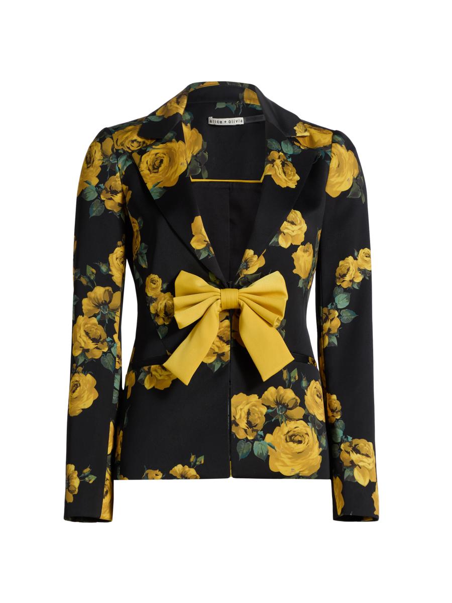 Alice + Olivia Mya Kissing Floral Blazer | Saks Fifth Avenue