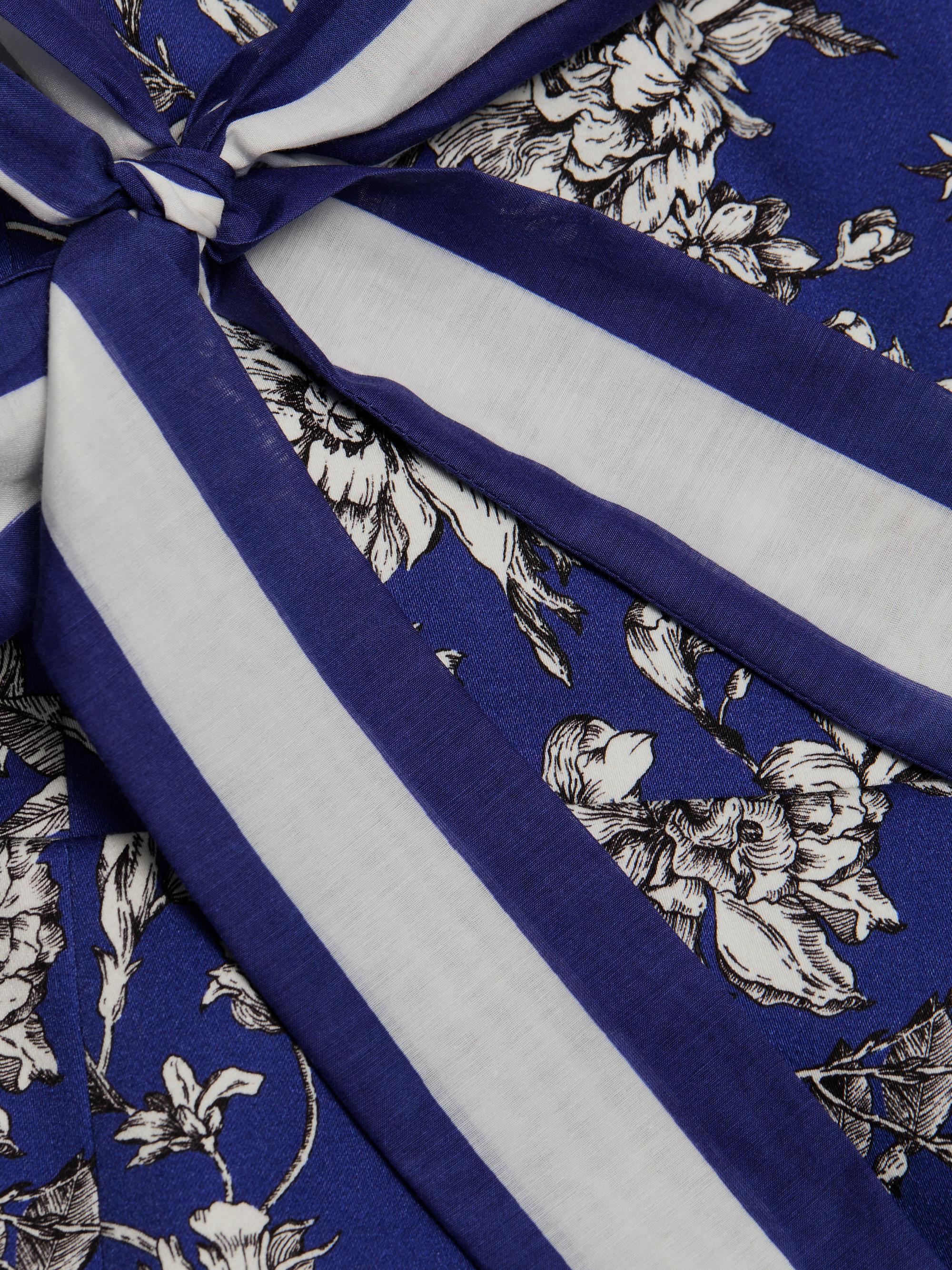 Mary様 Alice + Olivia Maryann Floral Stretch Cotton Minidress