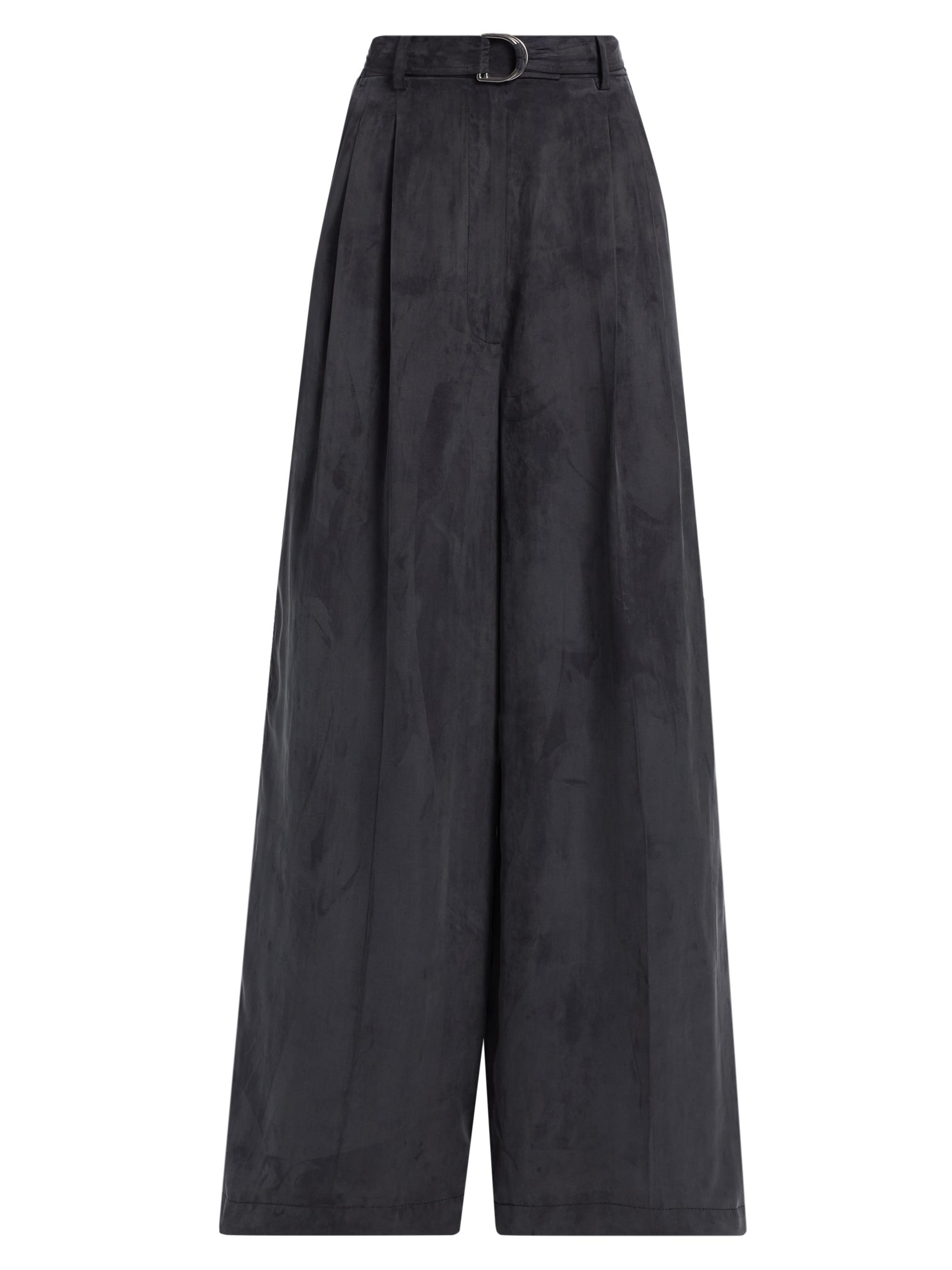 Helmut Lang Women's Relaxed-Fit Wide-Leg Trousers - Indigo