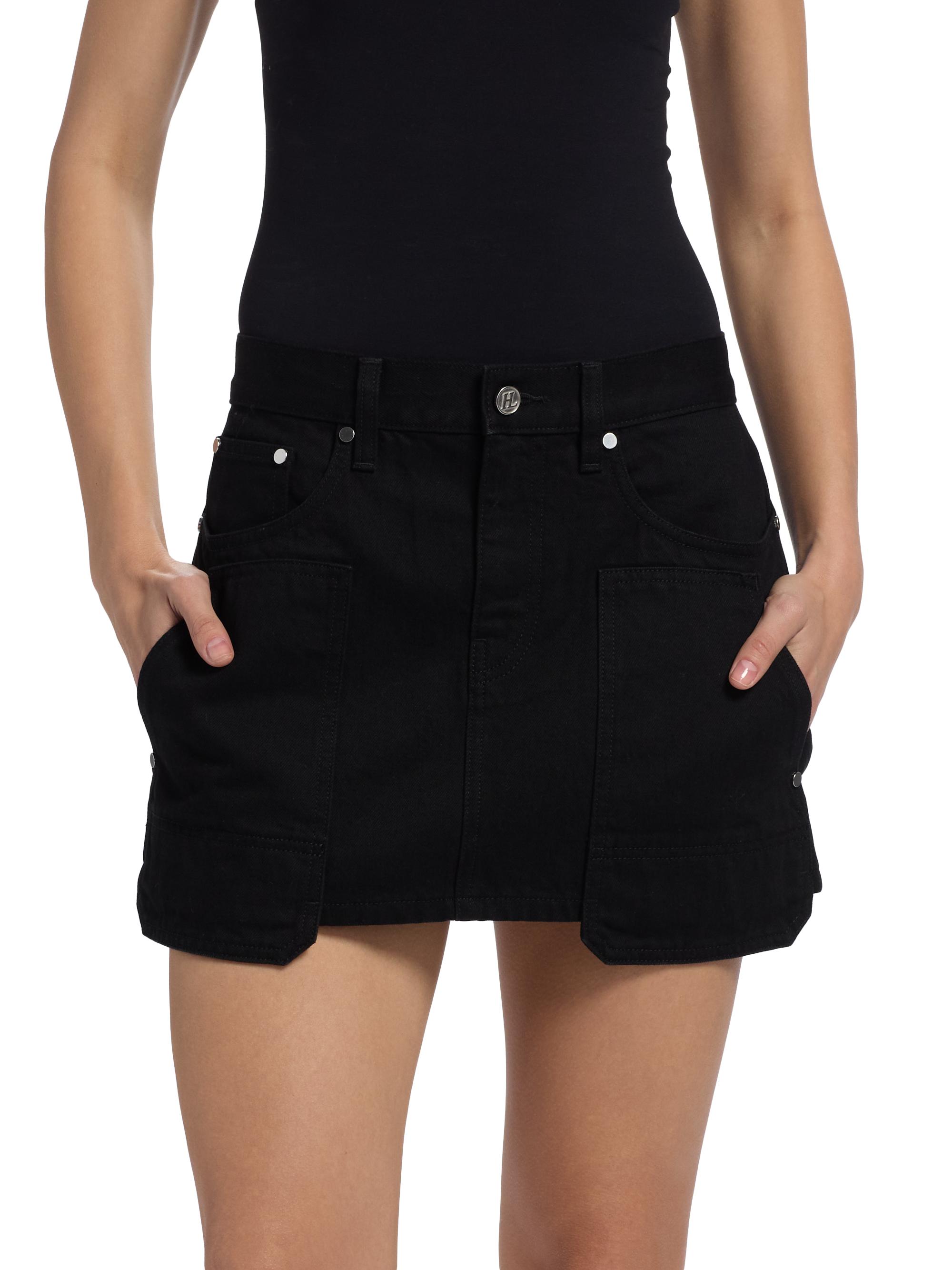 ♡HELMUT LANG ミニスカート♡ Helmut Lang Carpenter Cotton Relaxed-Fit Miniskirt | Saks Fifth Avenue