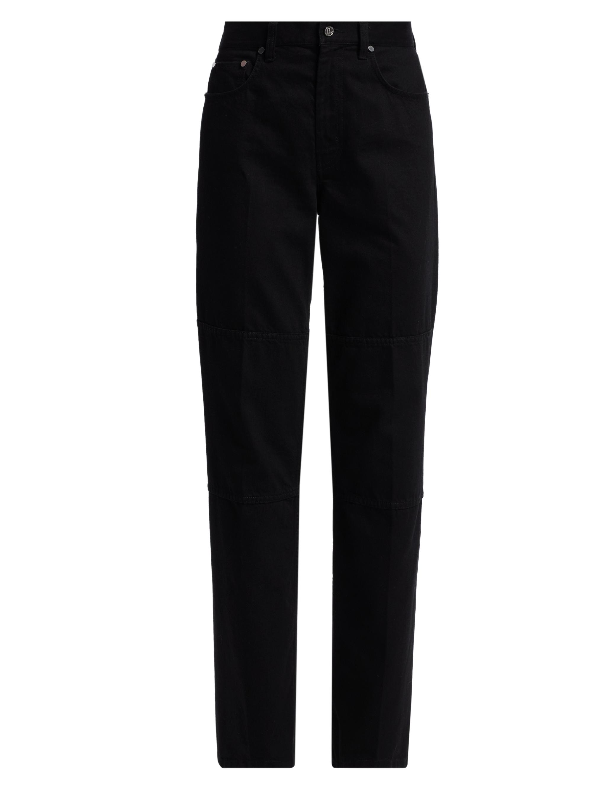 Helmut Lang Cropped Wide-Leg Painted Jeans | Saks Fifth Avenue