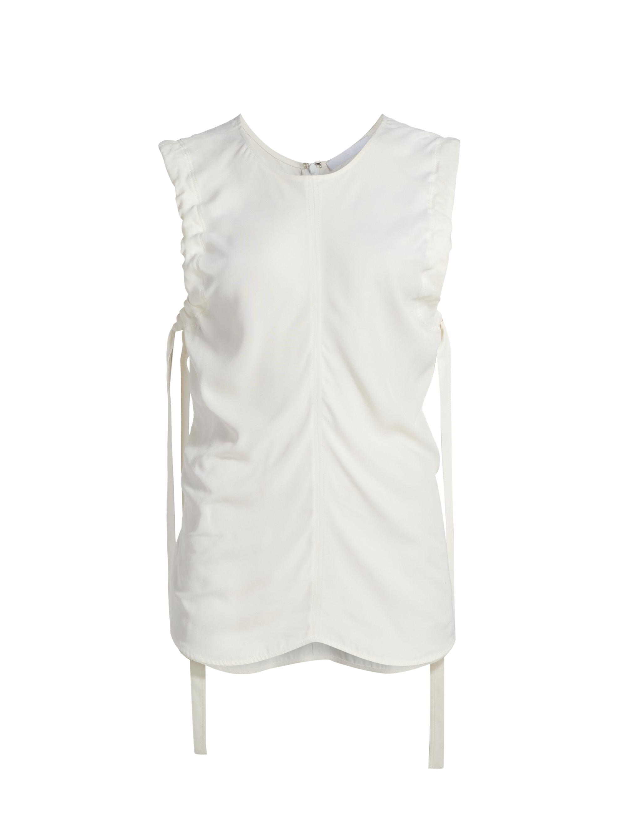 Helmut Lang Women's Ruched Sleeveless Top -