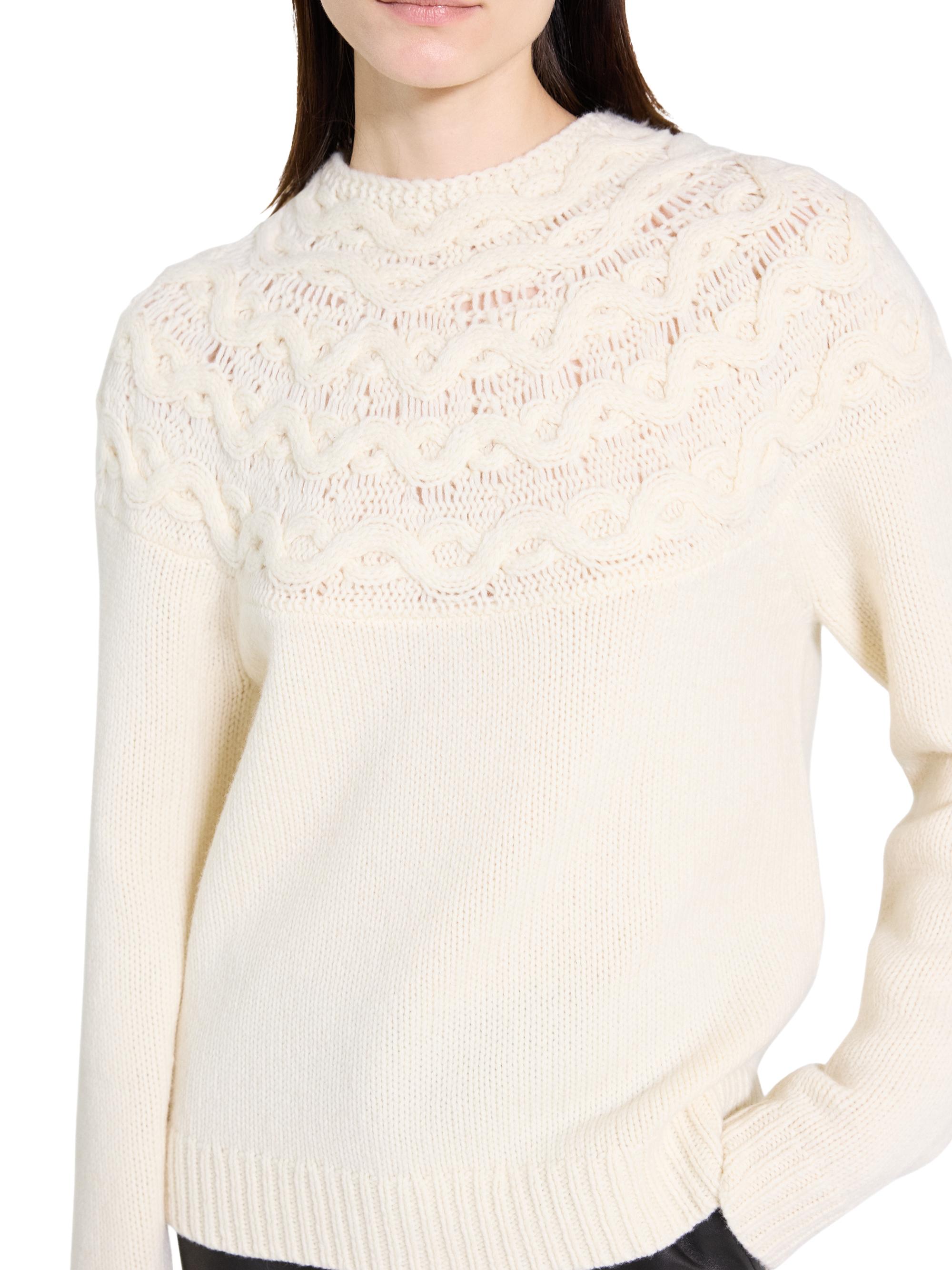 Theory Wool-Cashmere Cable Knit Sweater | Saks Fifth Avenue