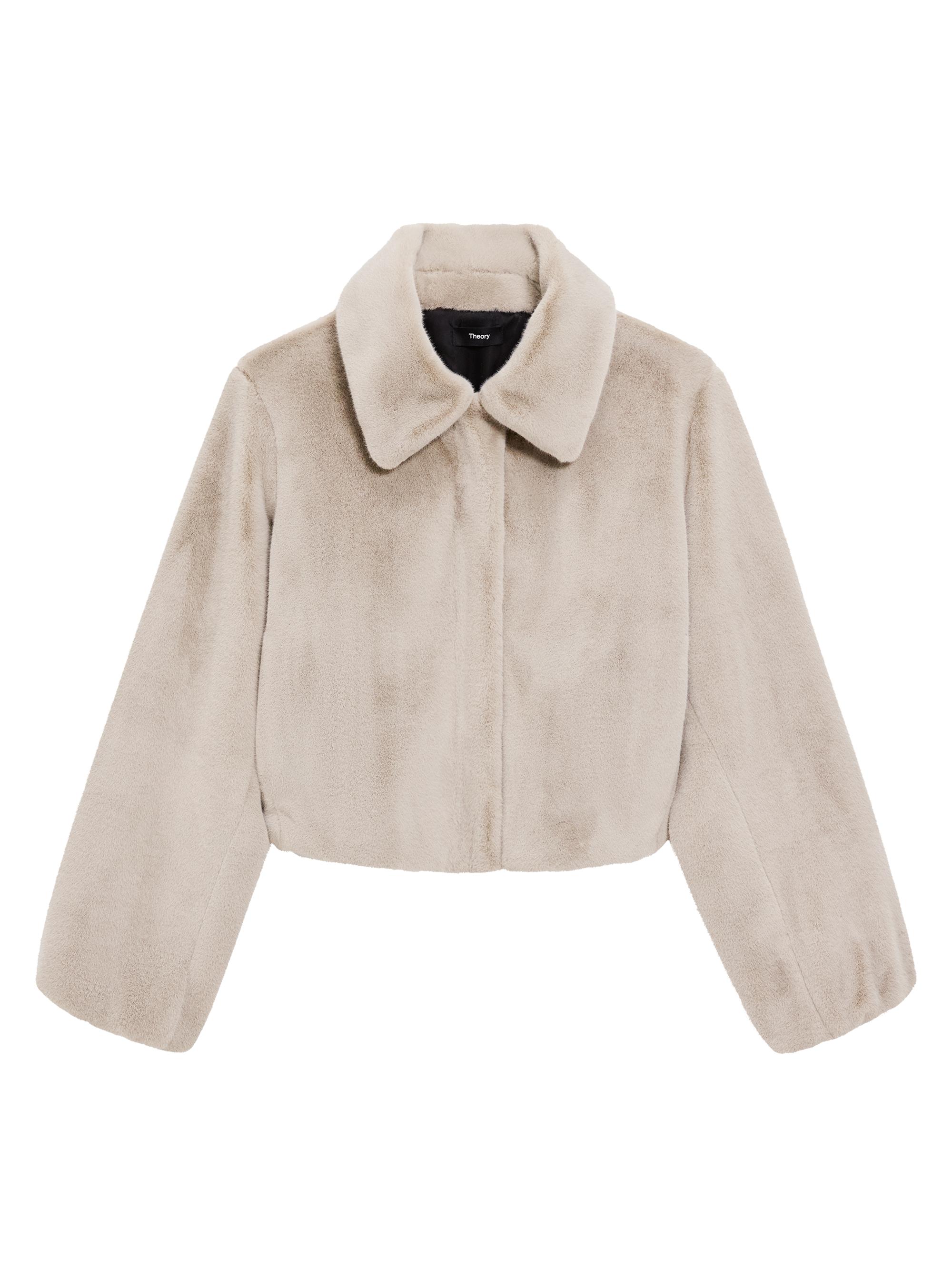 Theory Aline Cropped Zip-Front Jacket | Saks Fifth Avenue