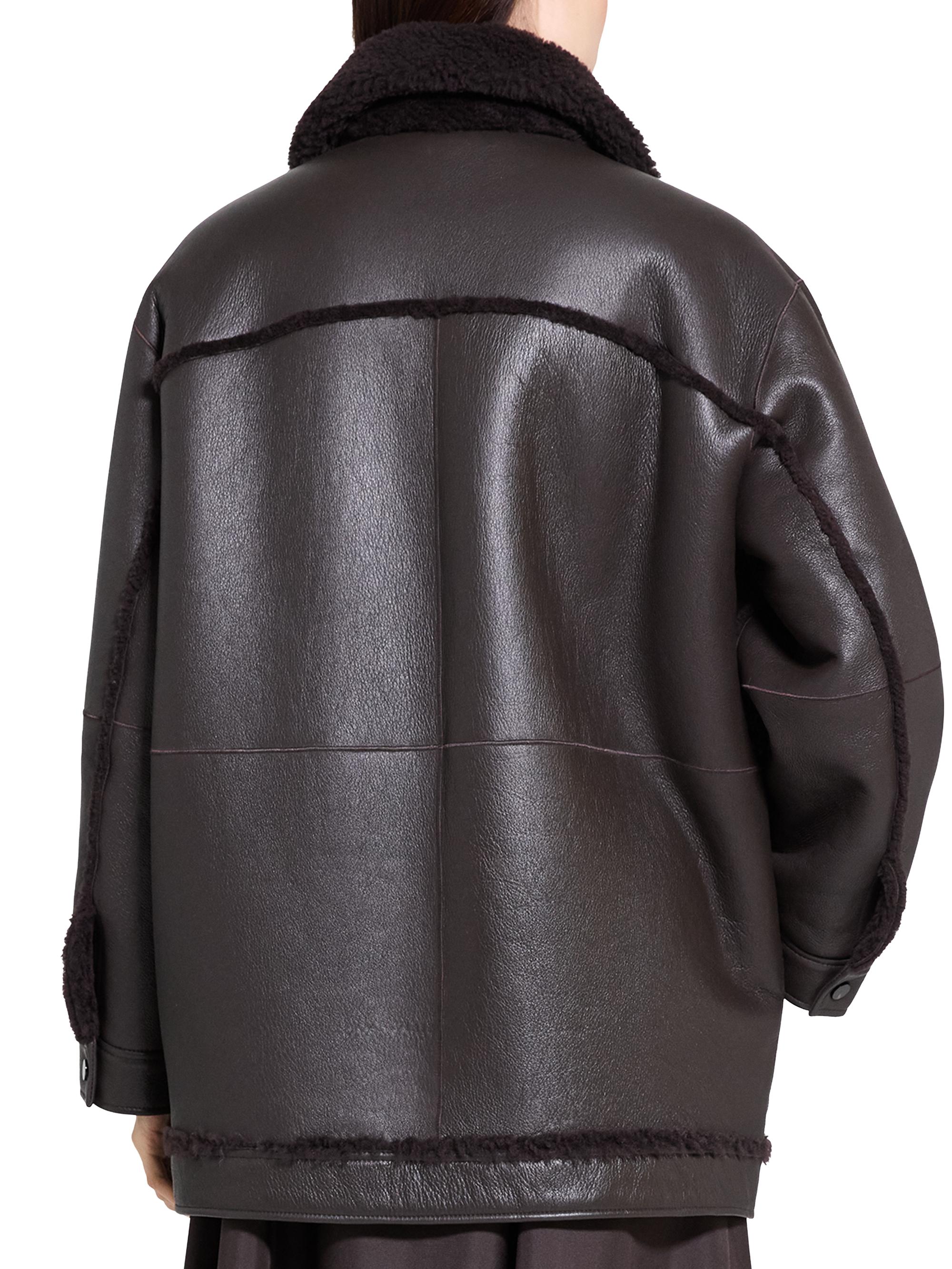 Theory Cocoon Reversible Shearling Coat | Saks Fifth Avenue