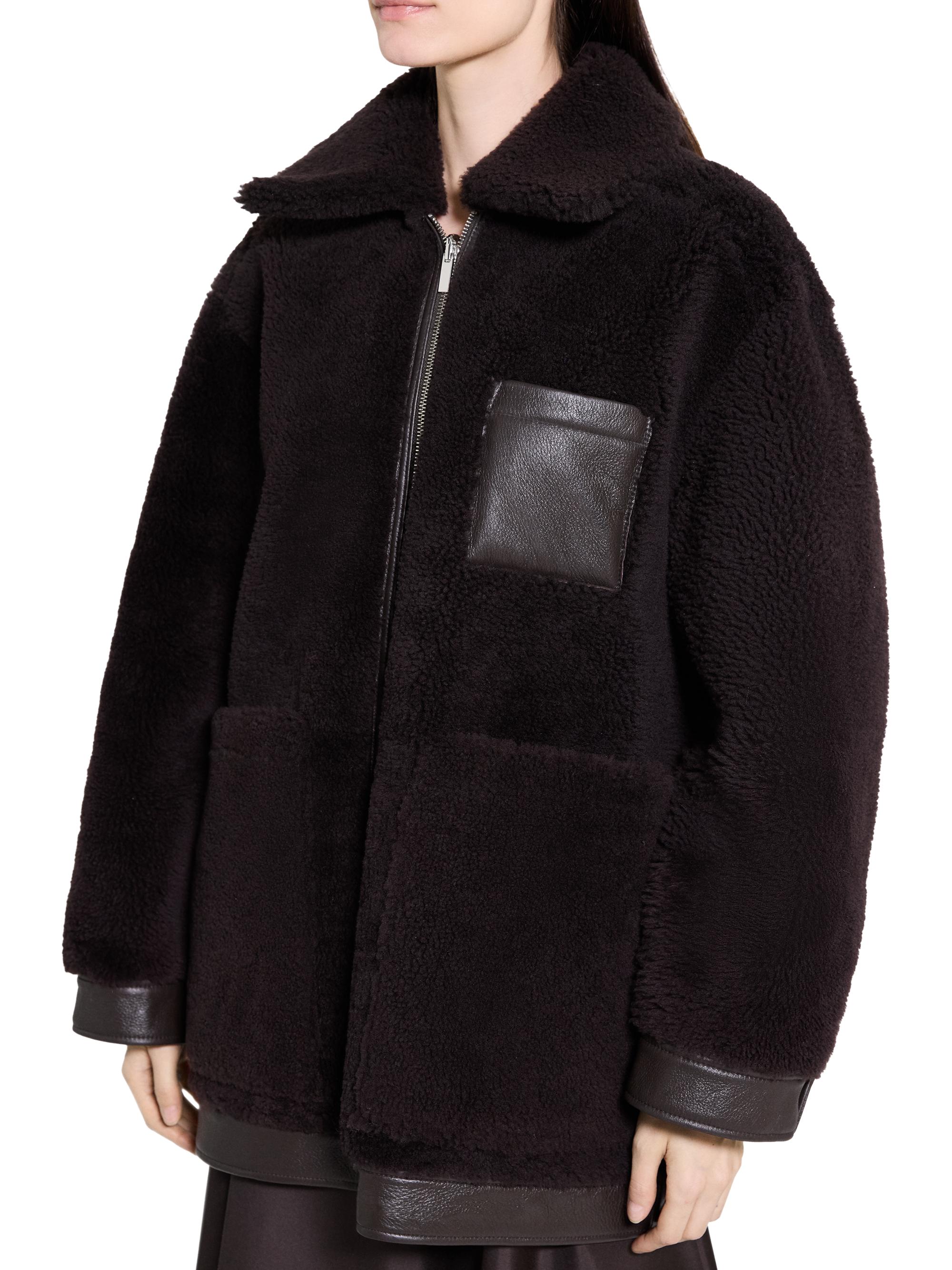 Theory Cocoon Reversible Shearling Coat | Saks Fifth Avenue
