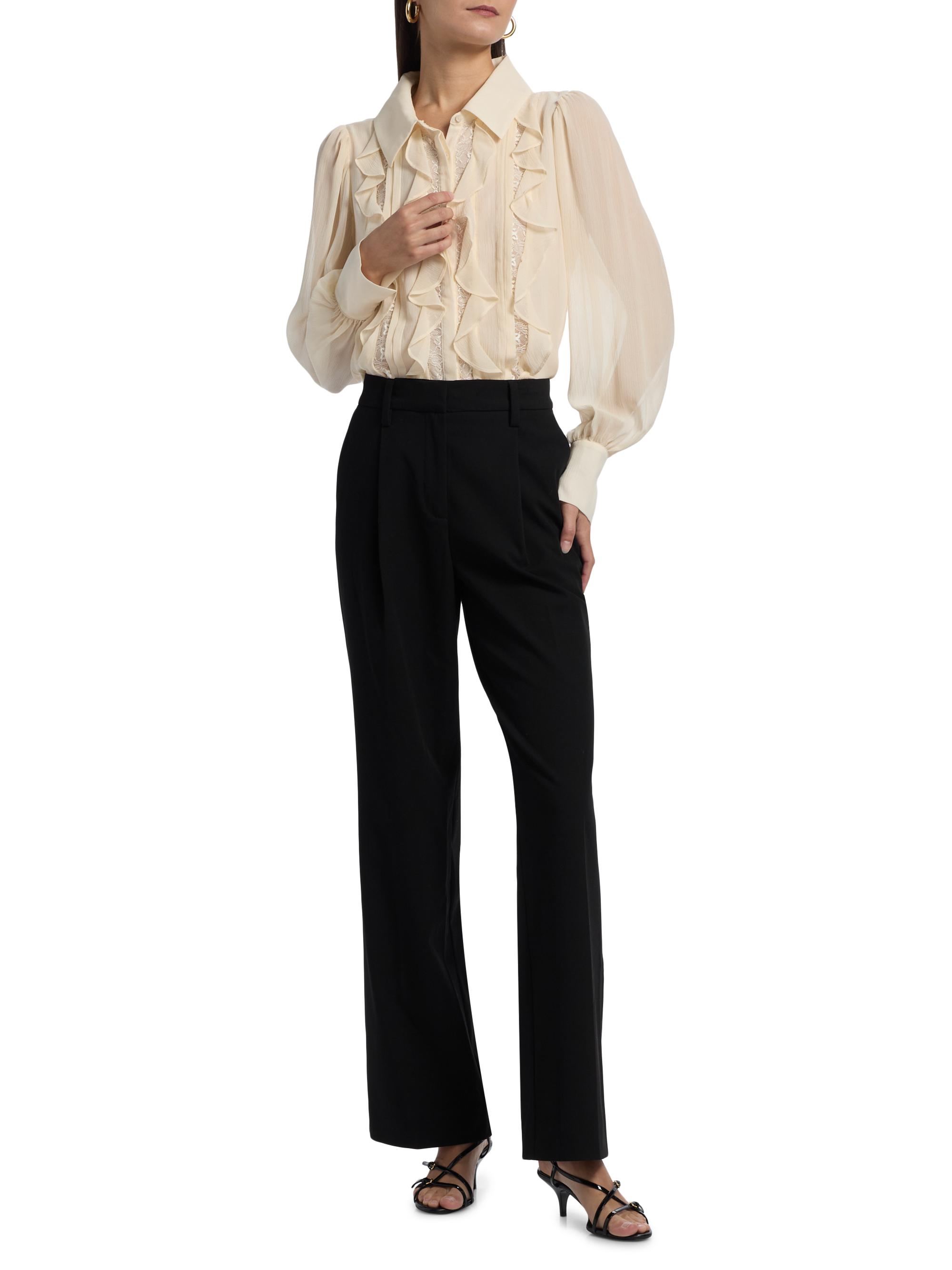 Ramy Brook Claire Silk Lace Blouse | Saks Fifth Avenue