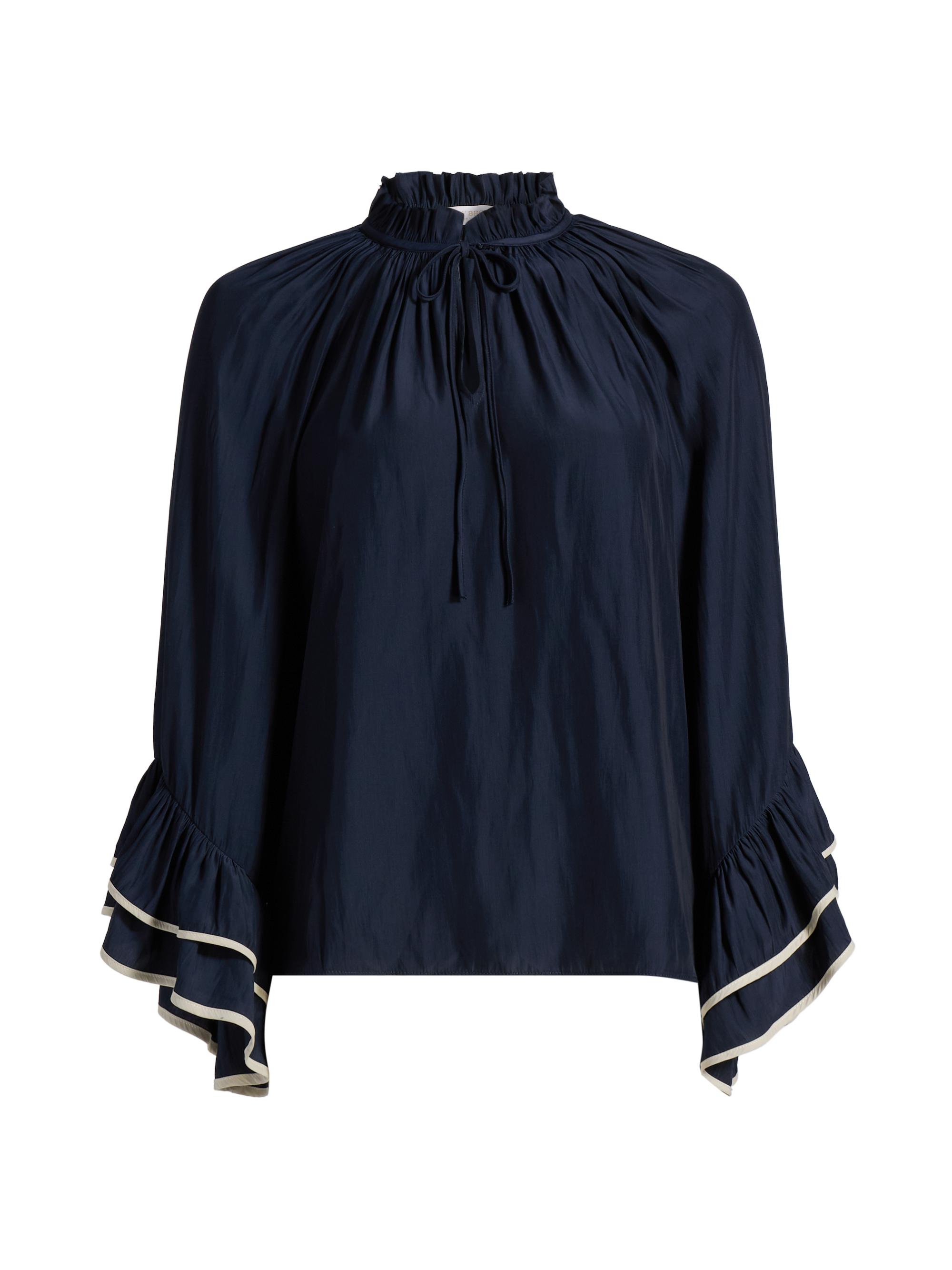Ramy Brook Women's Tieneck Blouse - Navy