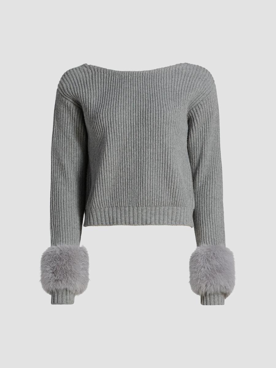 Ramy Brook Lisa Ribbed Wool-Blend Sweater | Saks Fifth Avenue