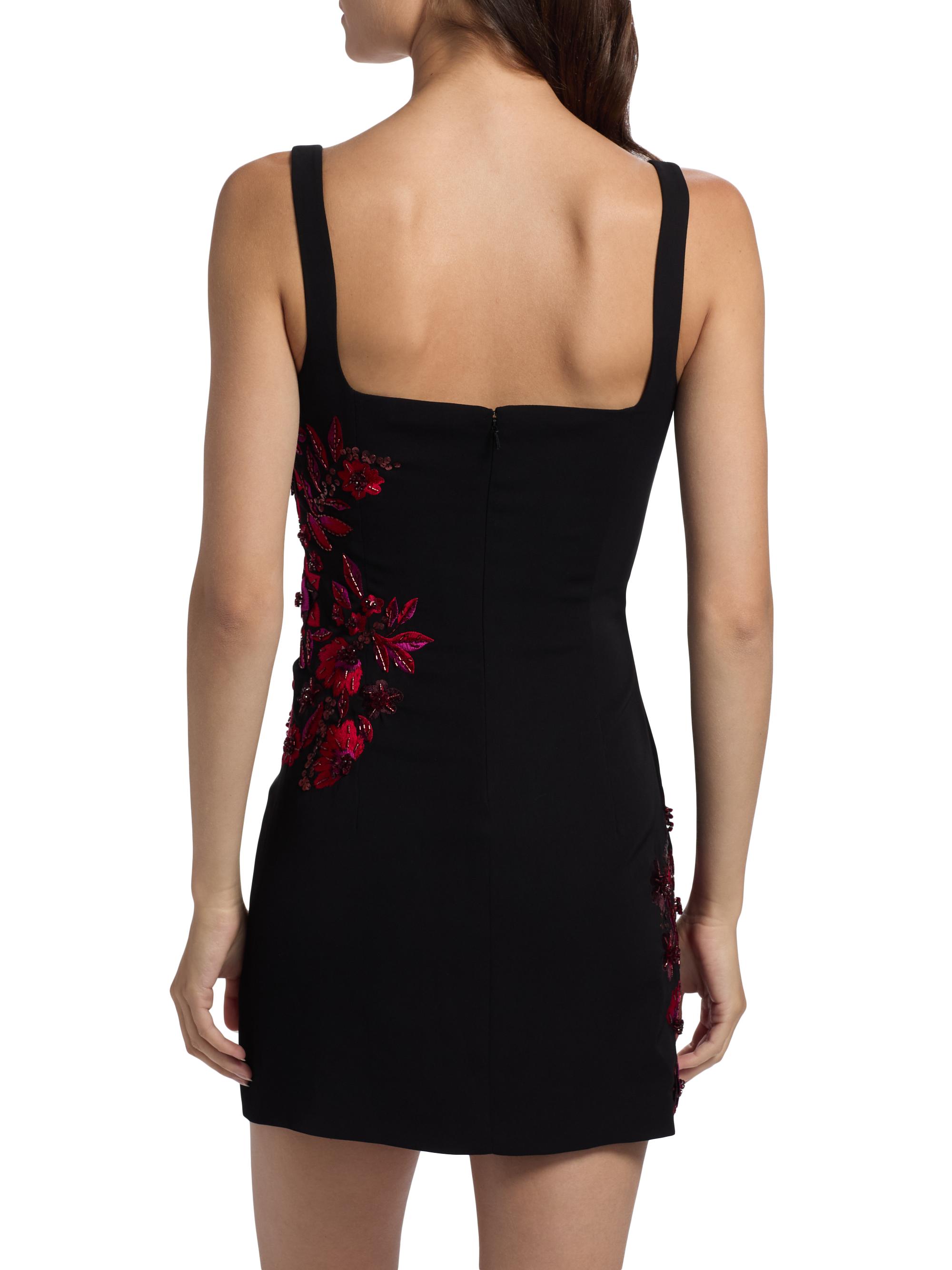 Ramy Brook Tina Floral Appliqué Minidress | Saks Fifth Avenue