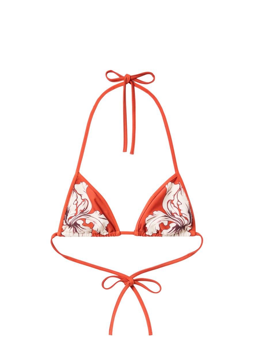 La Doublej Women's Bikini Top In Orange