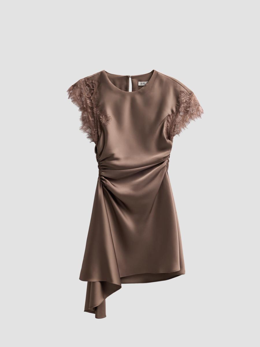 Amur Women's Zina Lace-trimmed Minidress In Autumn Sky