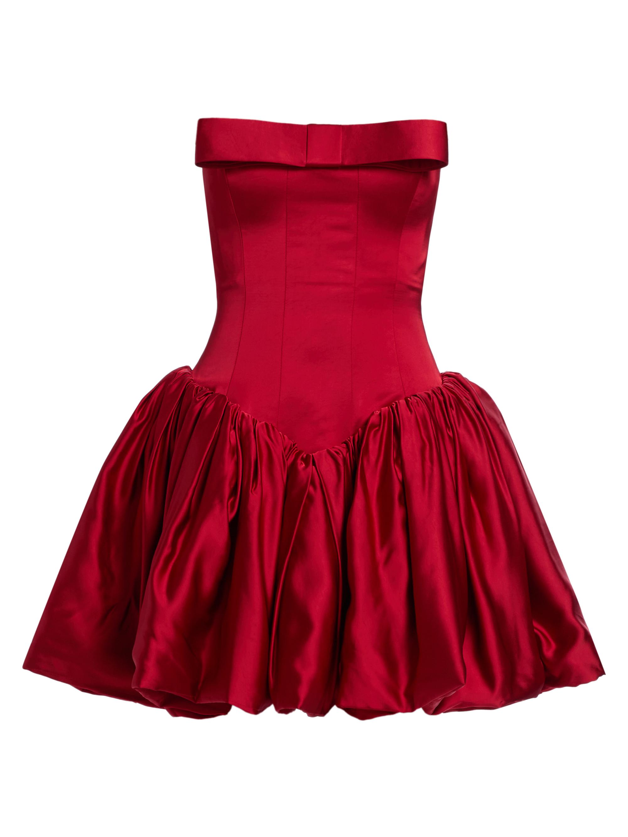 ALICE + OLIVIA Oriana Straplesss Drop Waist Minidress | Saks Fifth