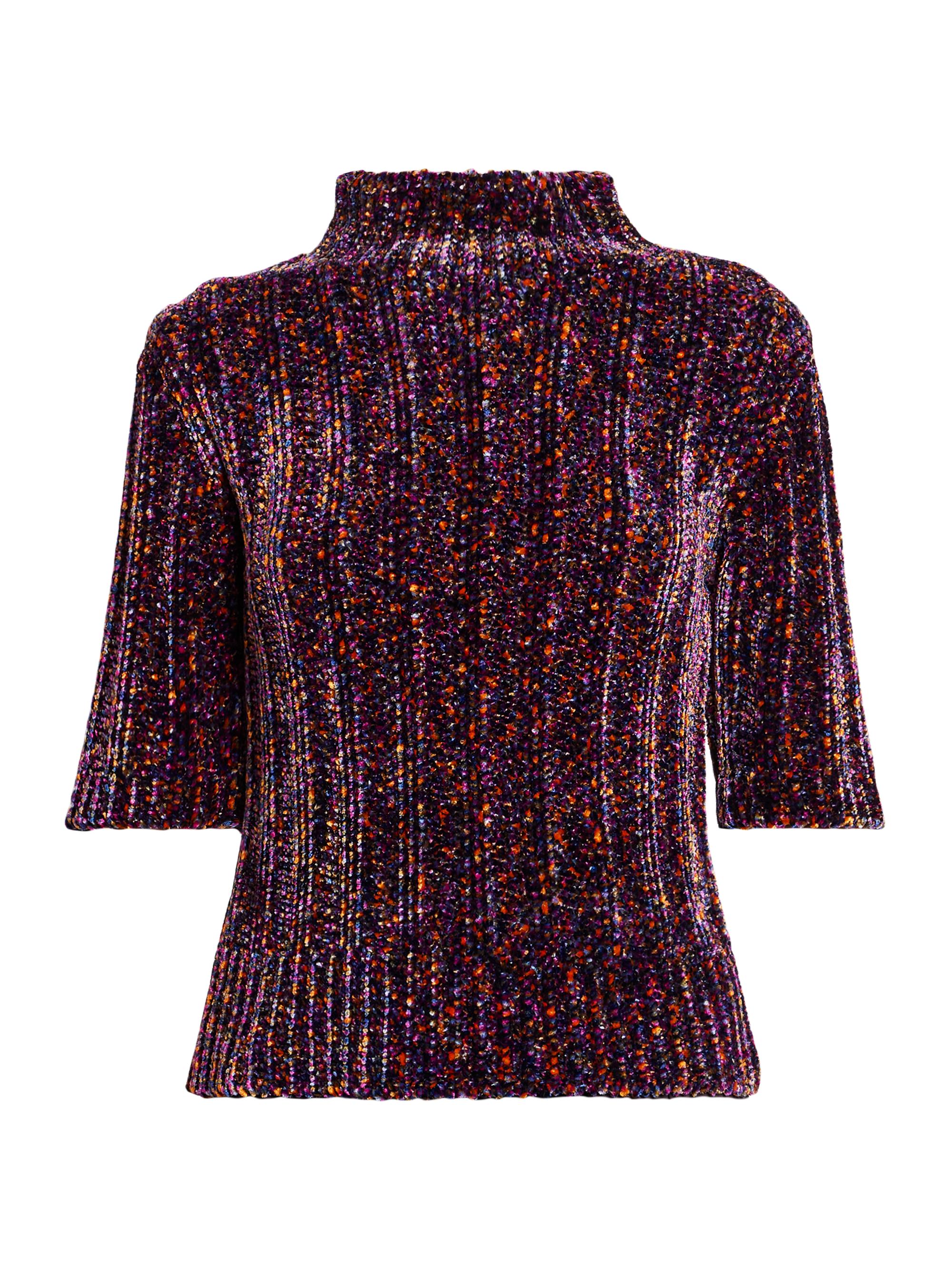 Dries Van Noten Women's Terri Speckled Knit Top - Purple