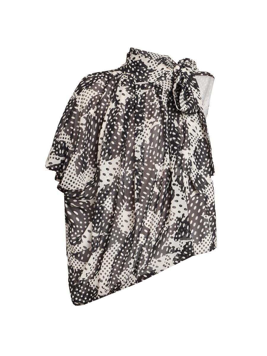 【送料&関税込】Dries Van Noten Printed ette Top Dries Van Noten Crunch Printed Scarf Balloon Top | Saks