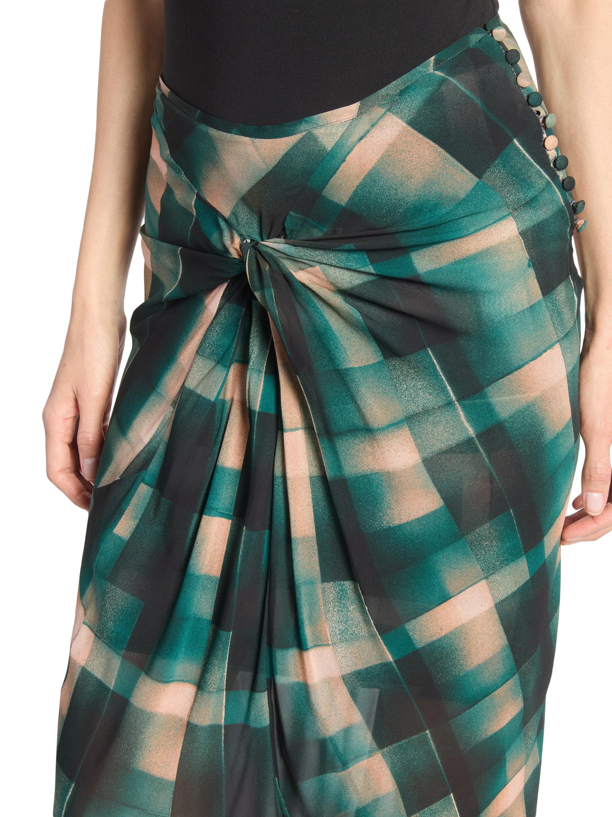 スカート DRIES VAN NOTEN checked skirt Dries Van Noten Smila Check Bias Maxi Skirt | Saks Fifth Avenue