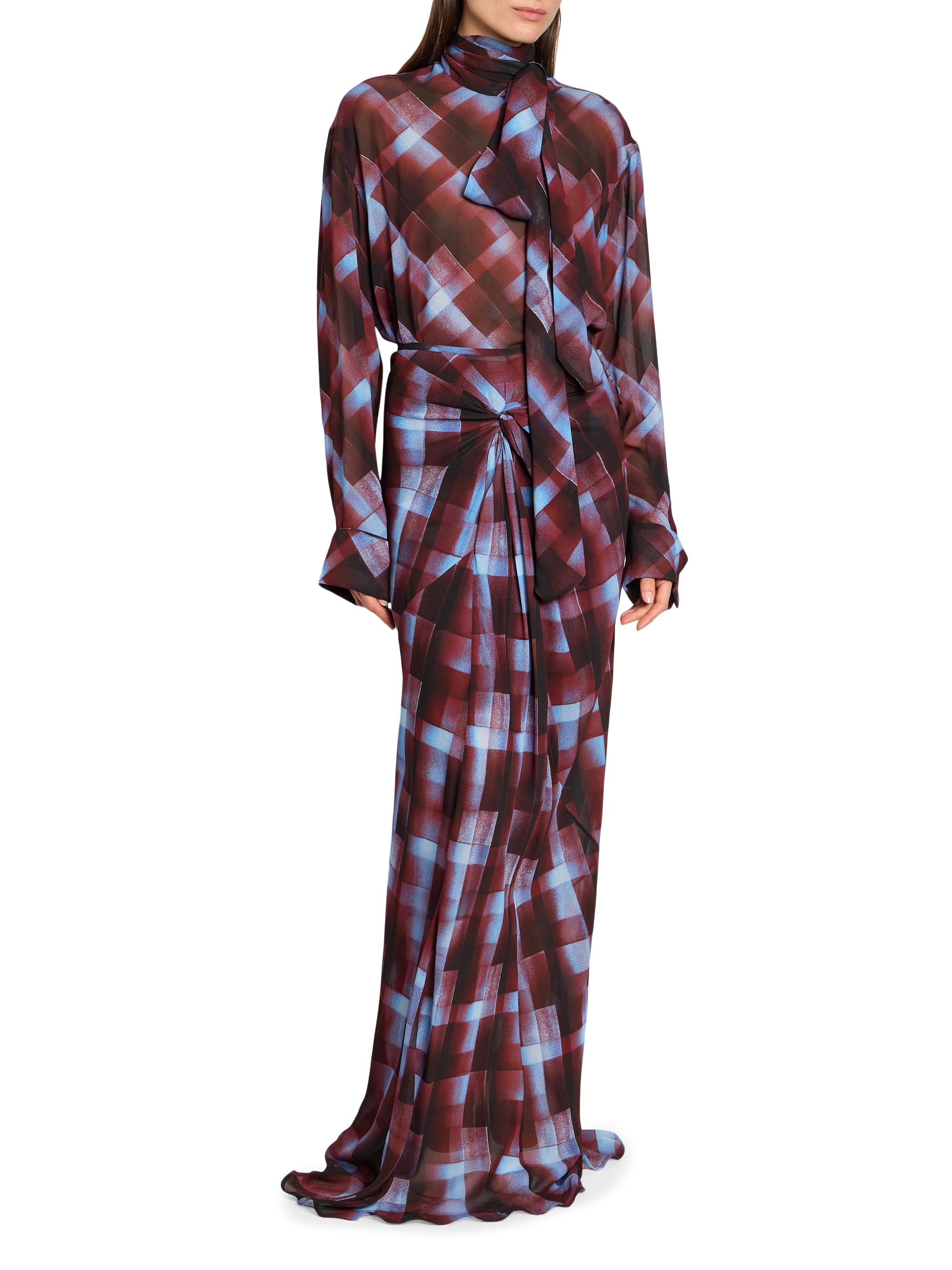 Dries Van Noten Smila Check Bias Maxi Skirt | Saks Fifth Avenue