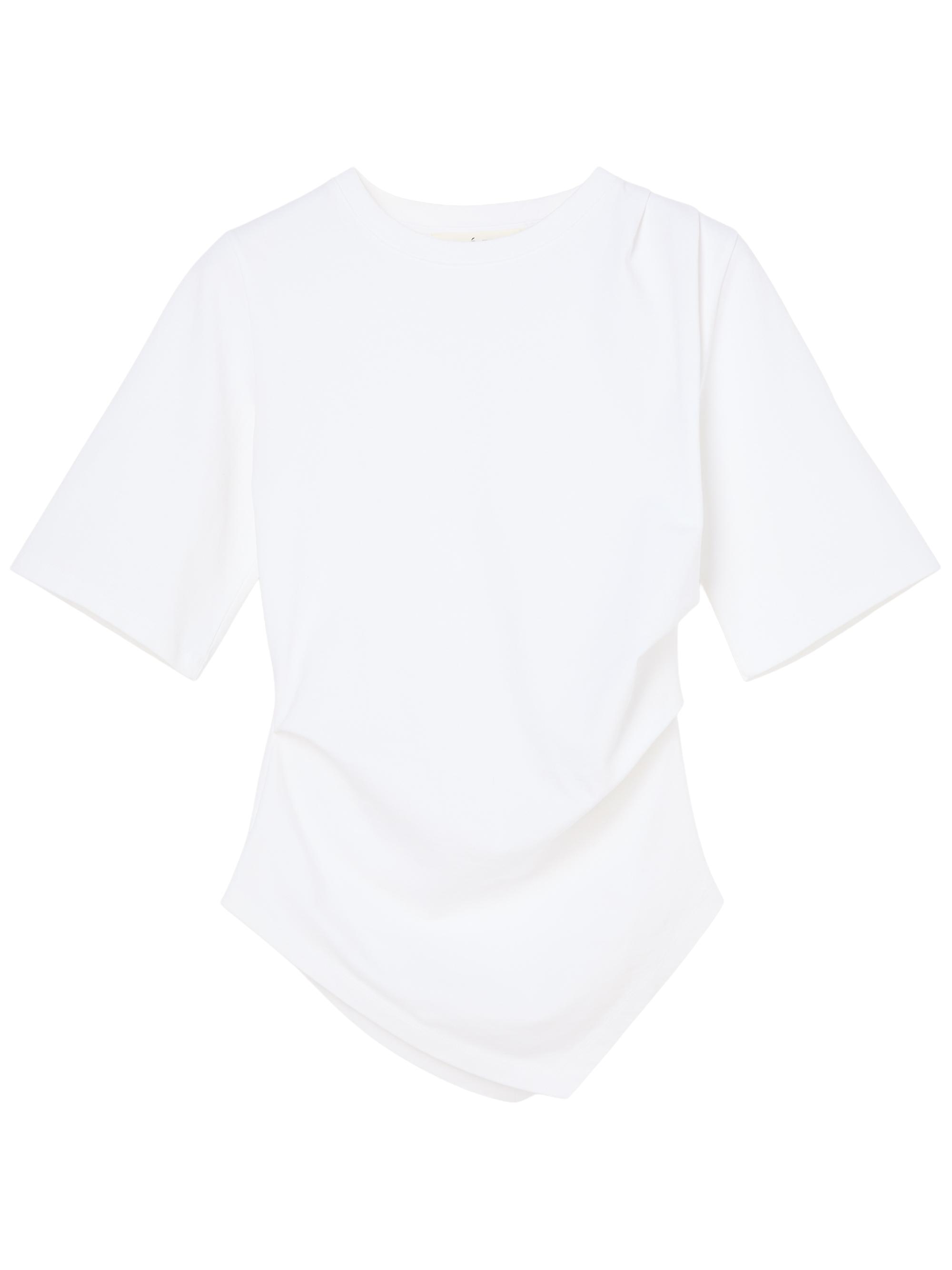 Róhe Women's Re-Invented Cotton Twisted T-Shirt - Optic White