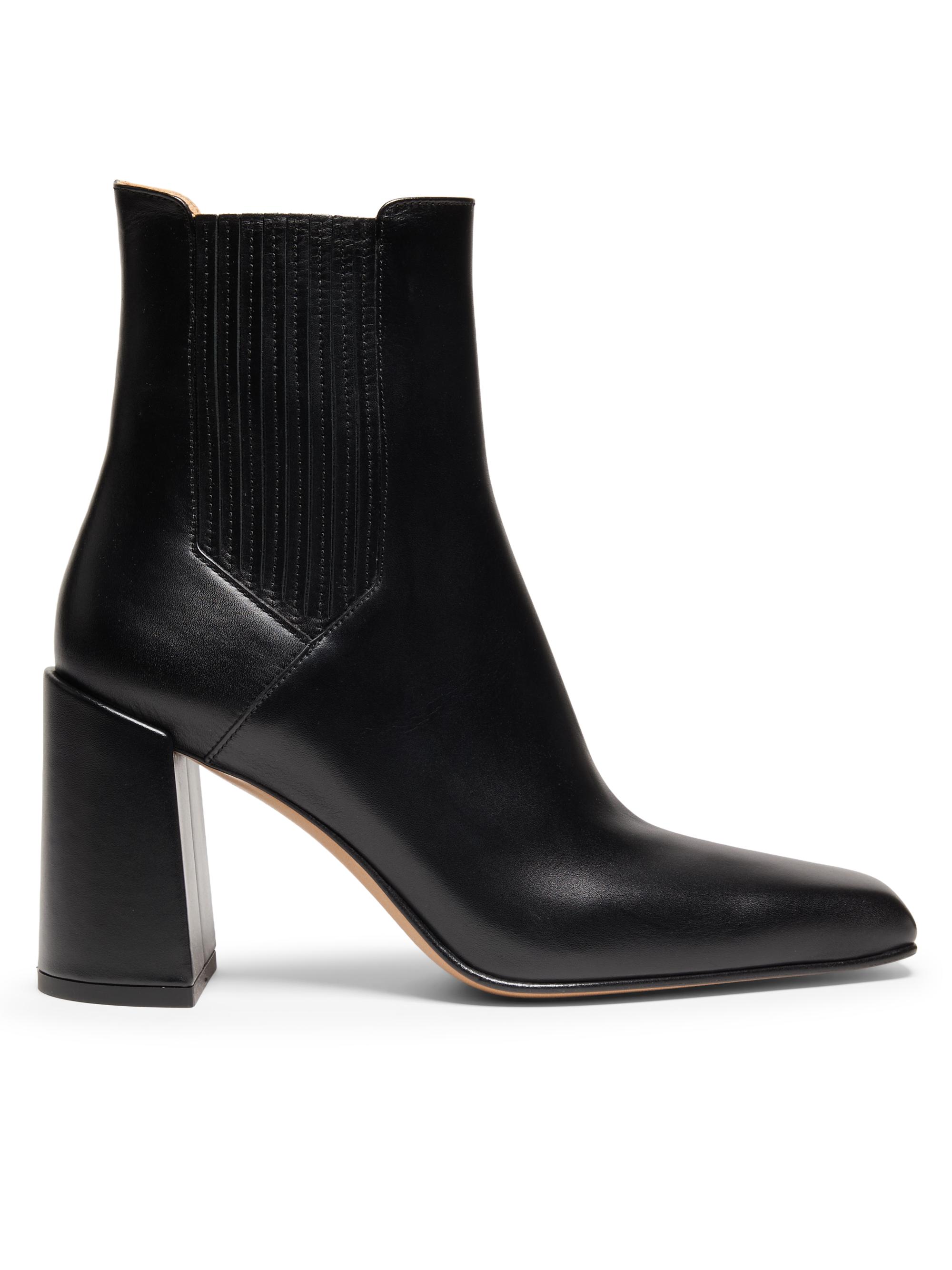 Tory Burch Cap-Toe 70MM Leather Ankle Boots | Saks Fifth Avenue