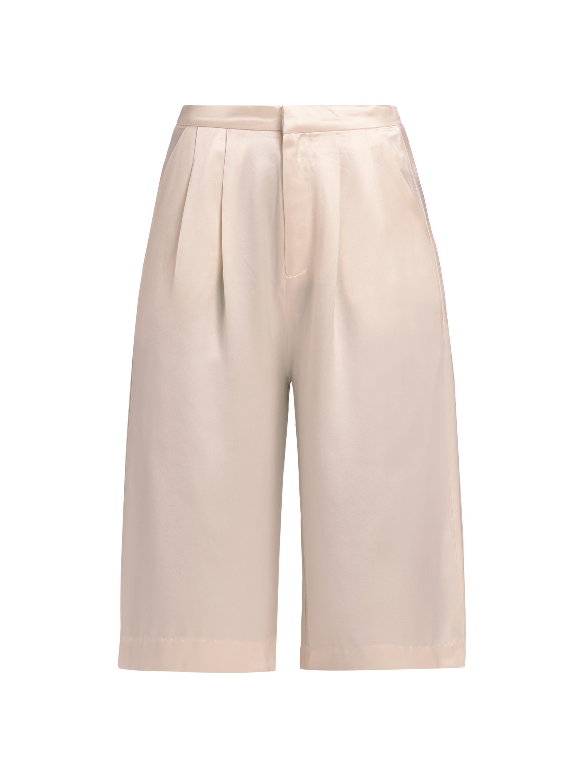 Nonchalant Label Women's Ivana Wide-Leg Culottes - Champagne