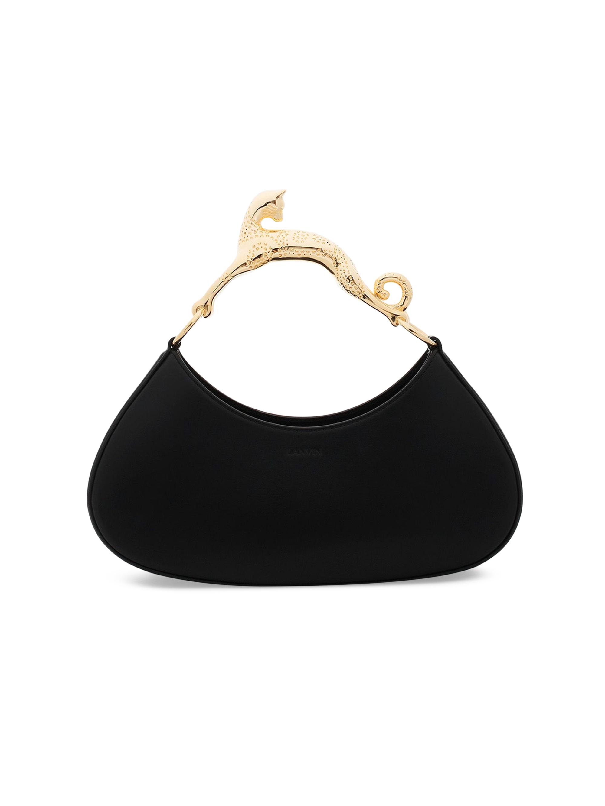 Lanvin Women's Hobo Cat Bolide Leather Top Handle Bag - Black