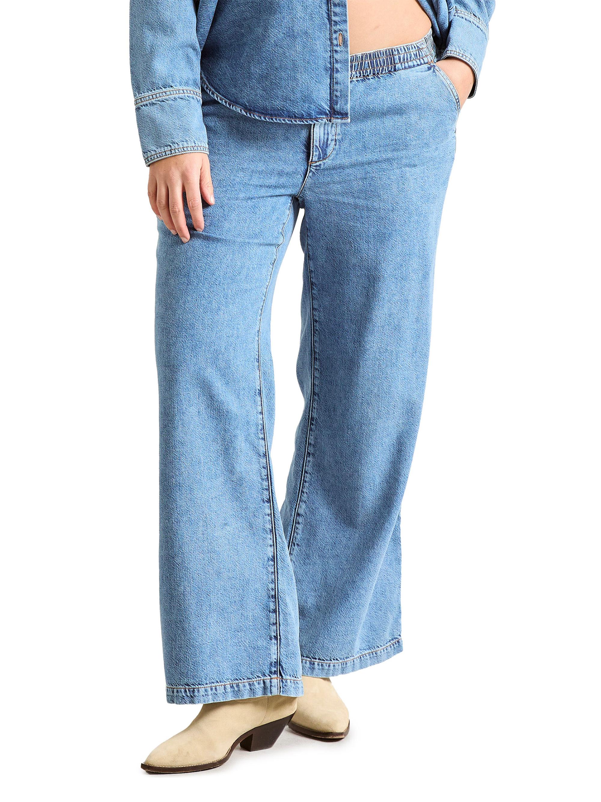 Hatch Women's The Ellie Denim Maternity Jeans - Vintage Dream Blue