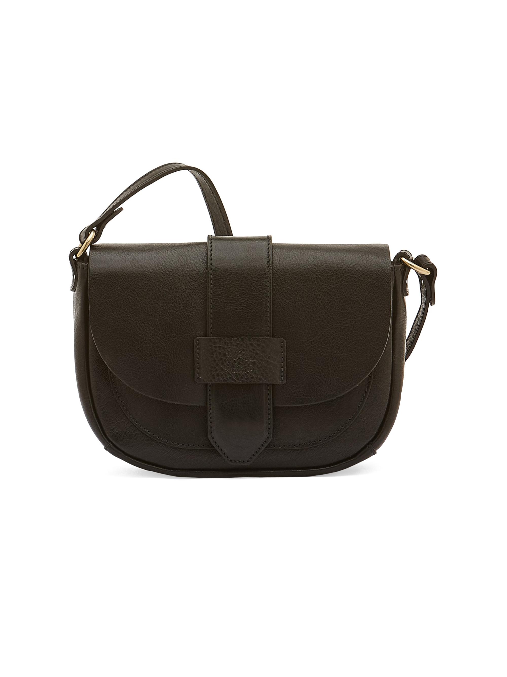 Il Bisonte Women's Alloro Leather Crossbody Bag - Black