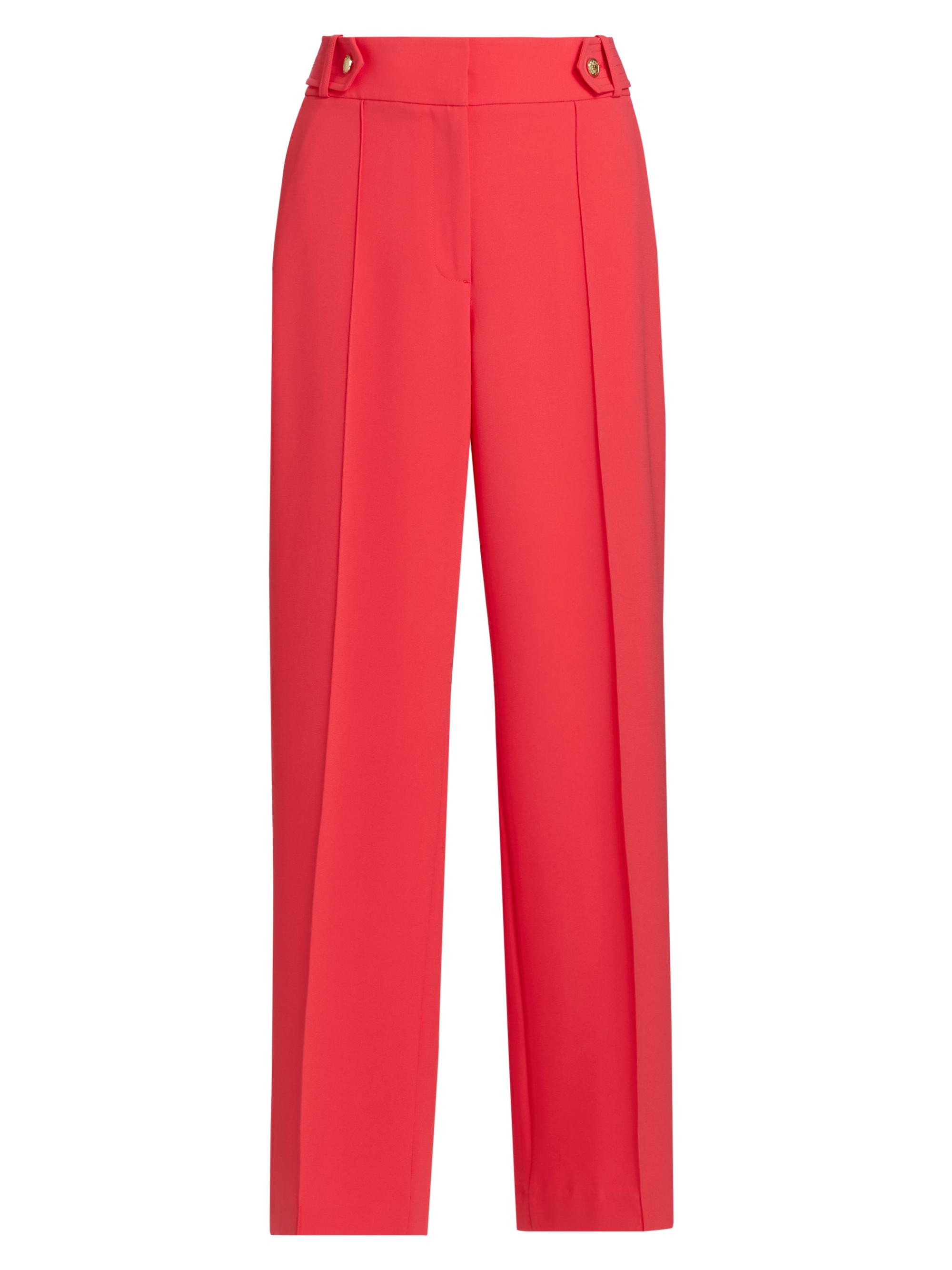 Elie Tahari Women's Darcy Straight-Leg Pants - Lipstick