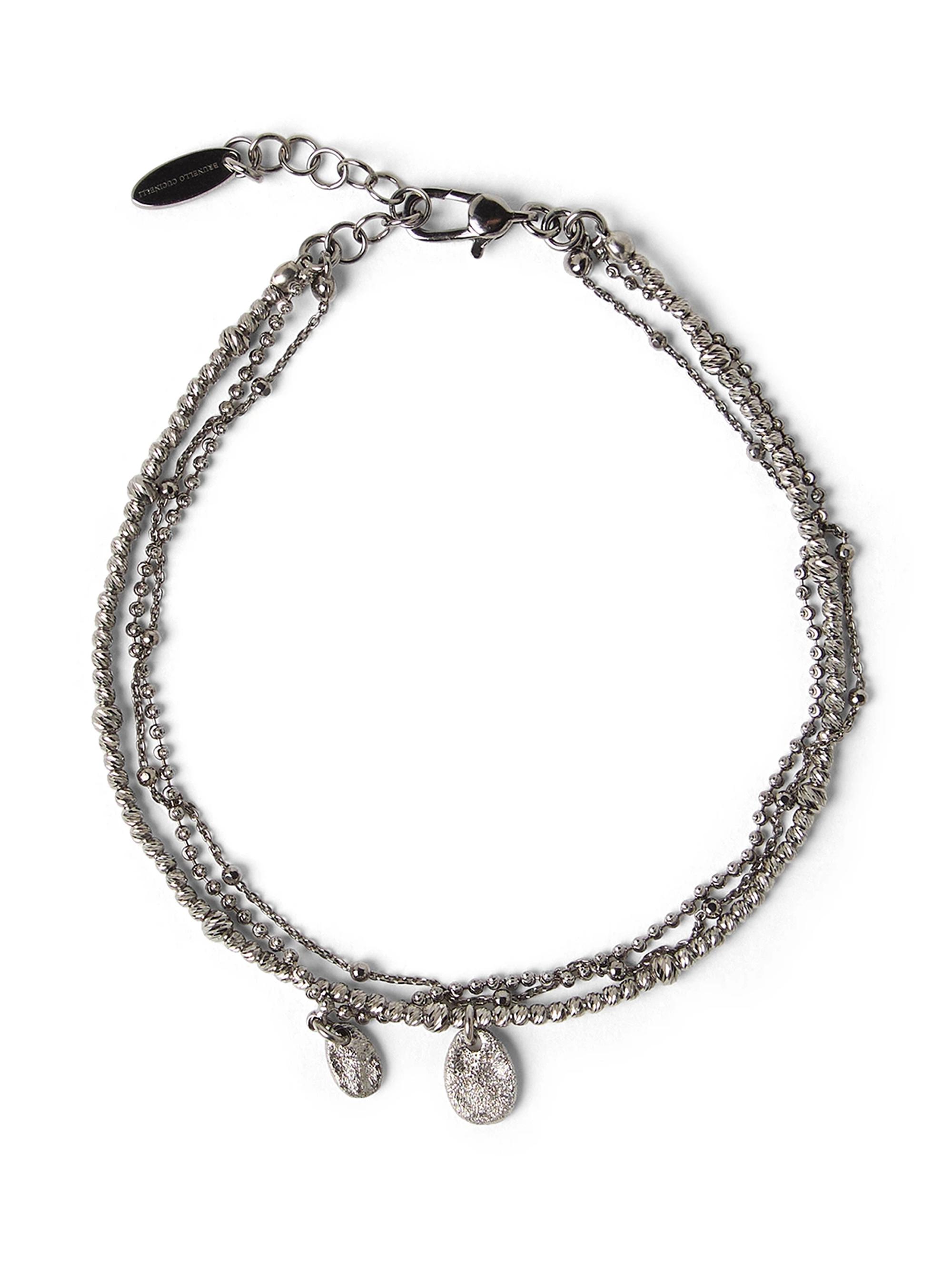 Brunello Cucinelli Women's Sterling Silver Anklet - Lignite