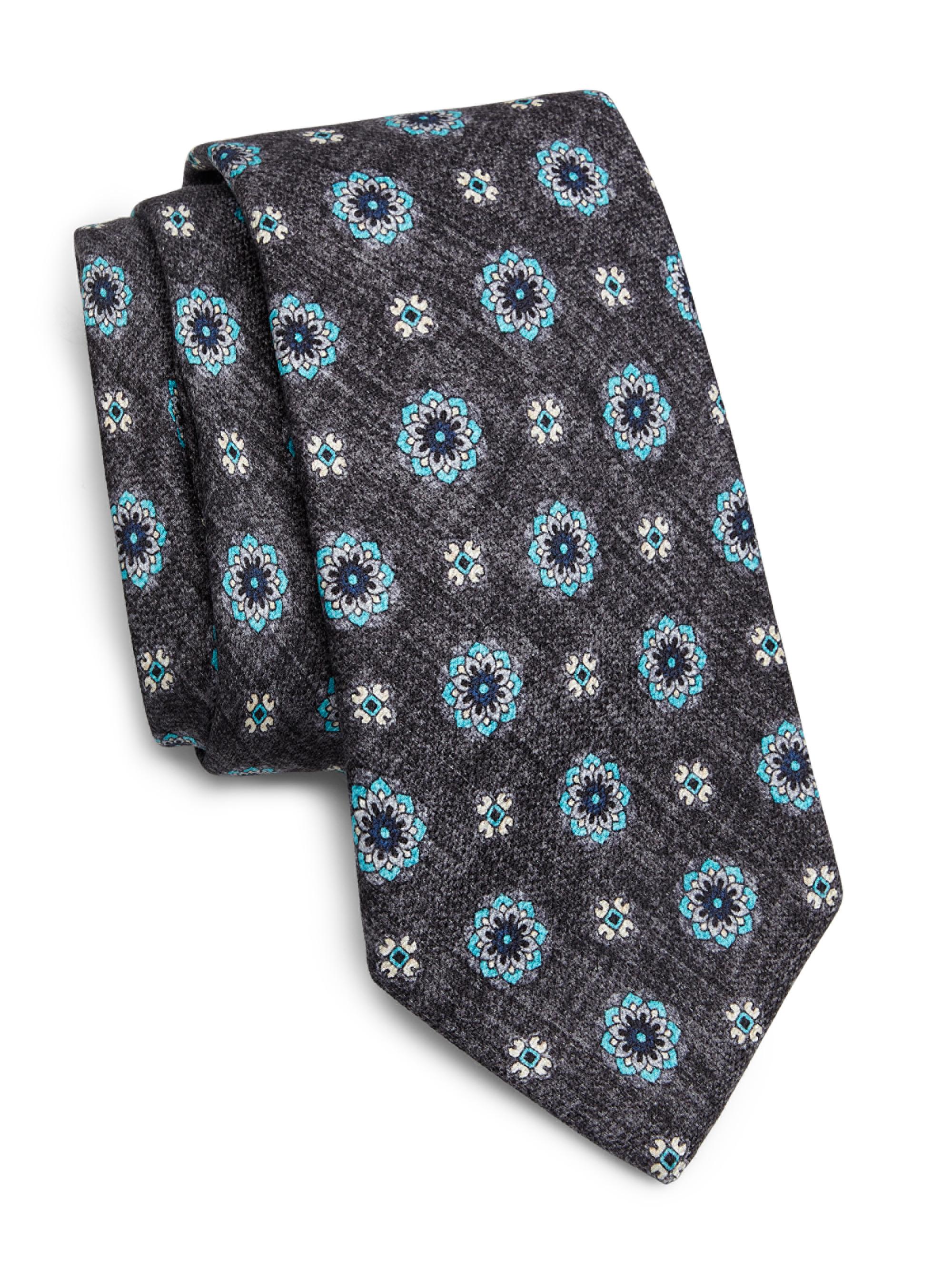 Kiton Medallion Silk Tie | Saks Fifth Avenue