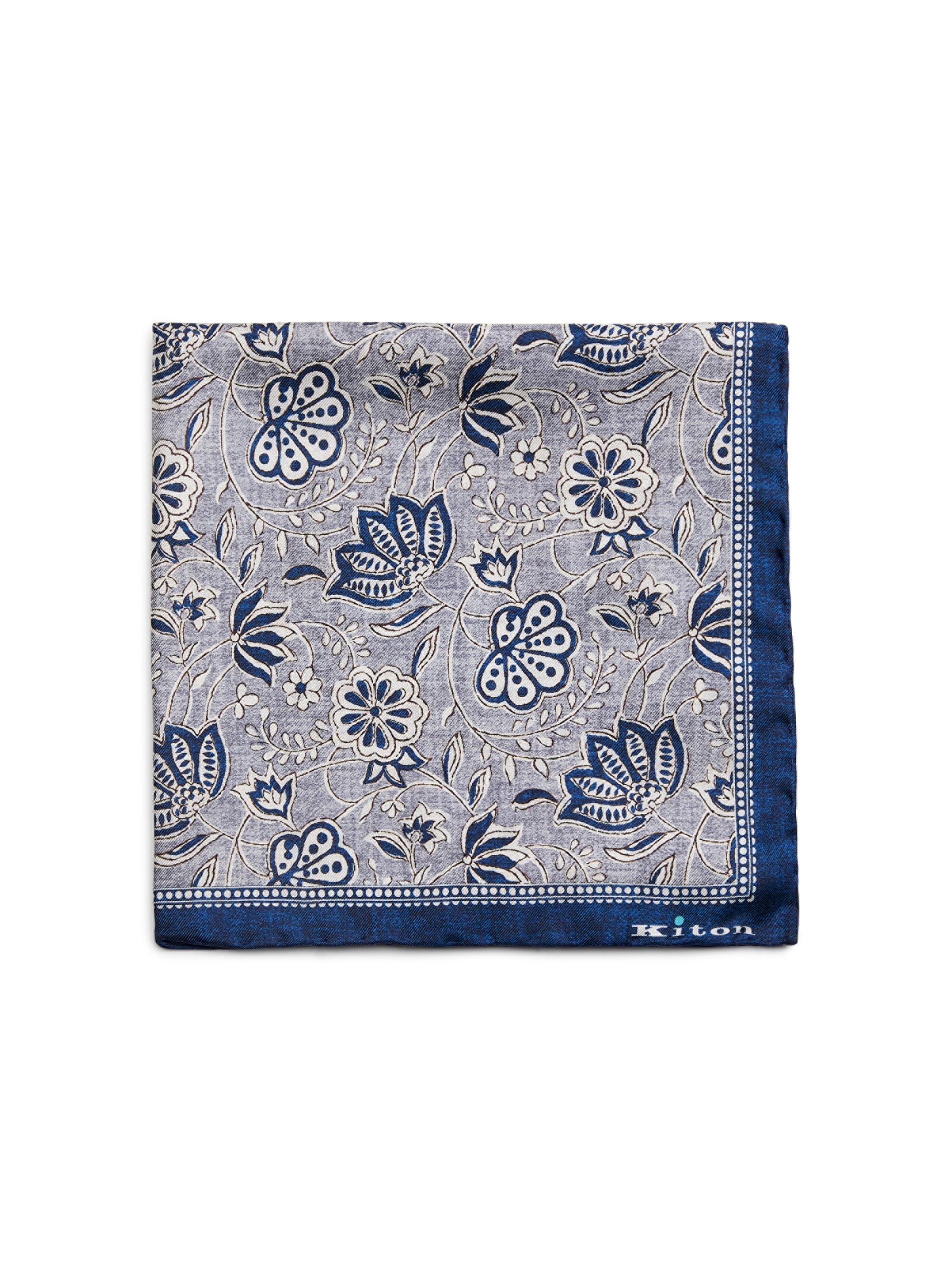 Kiton Men's Silk Pocket Square