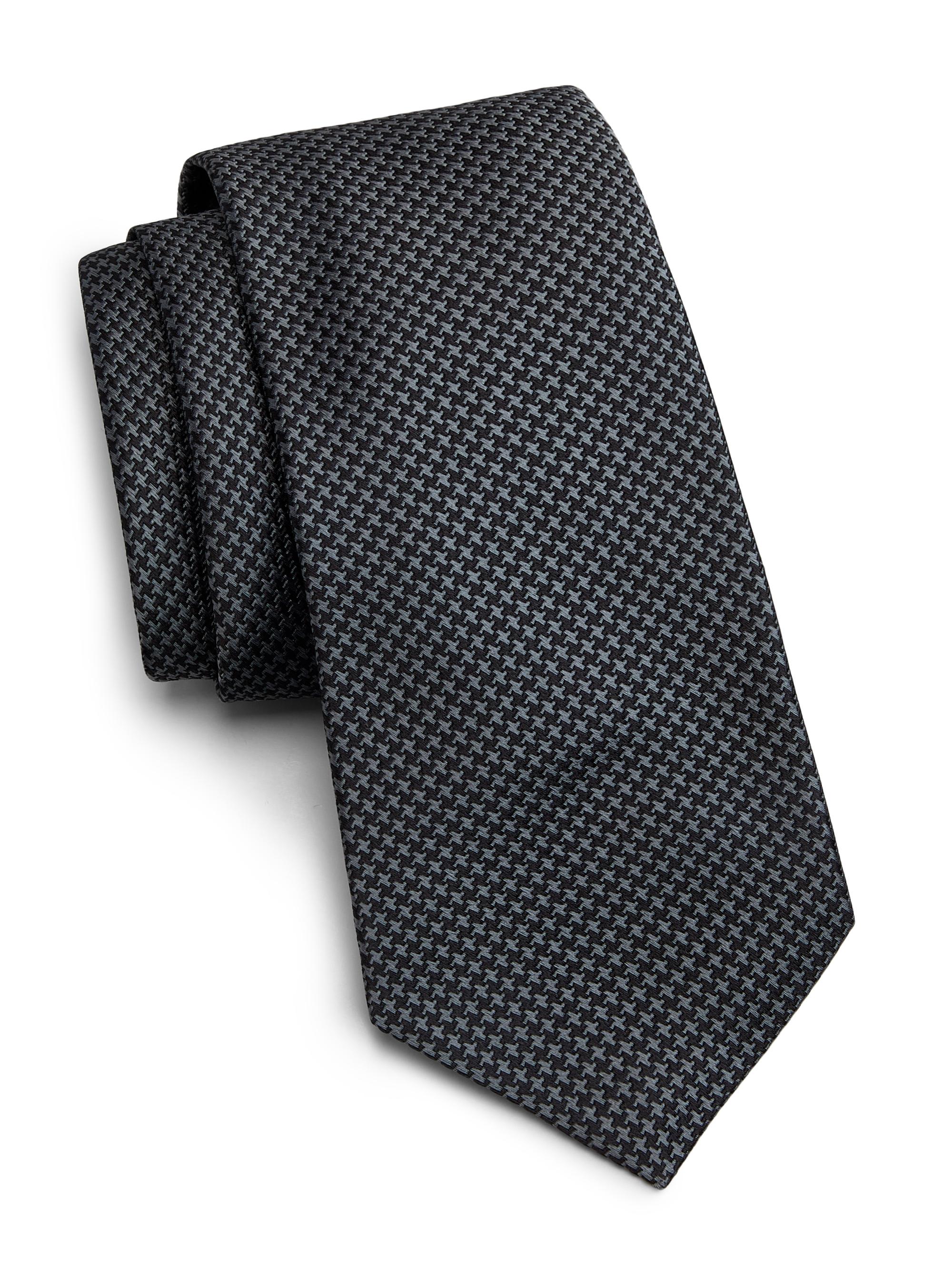 Kiton Men's Woven Silk Tie - Grey