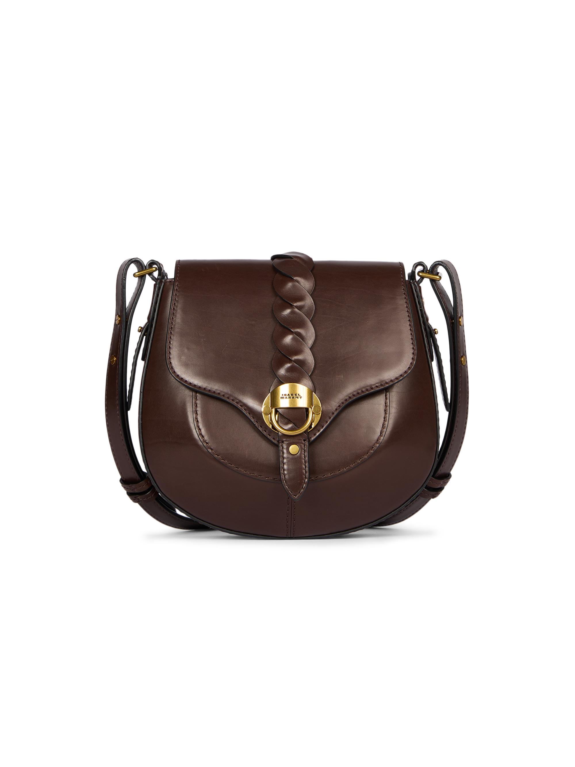 Isabel Marant Women's Altay  Leather Saddle Bag - Chocolate