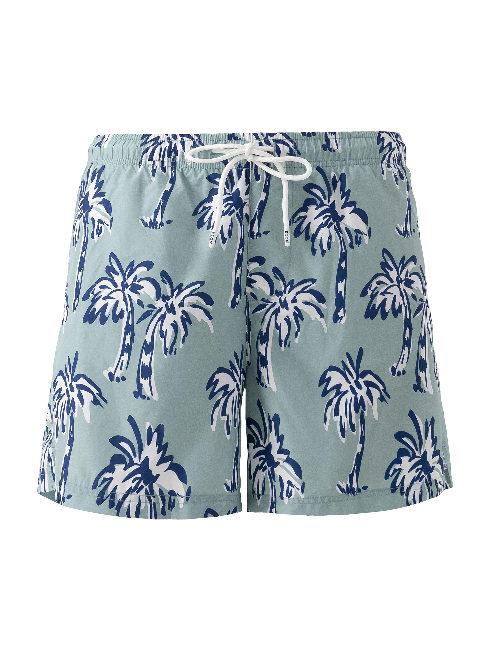 Printed Drawstring Swim Shorts