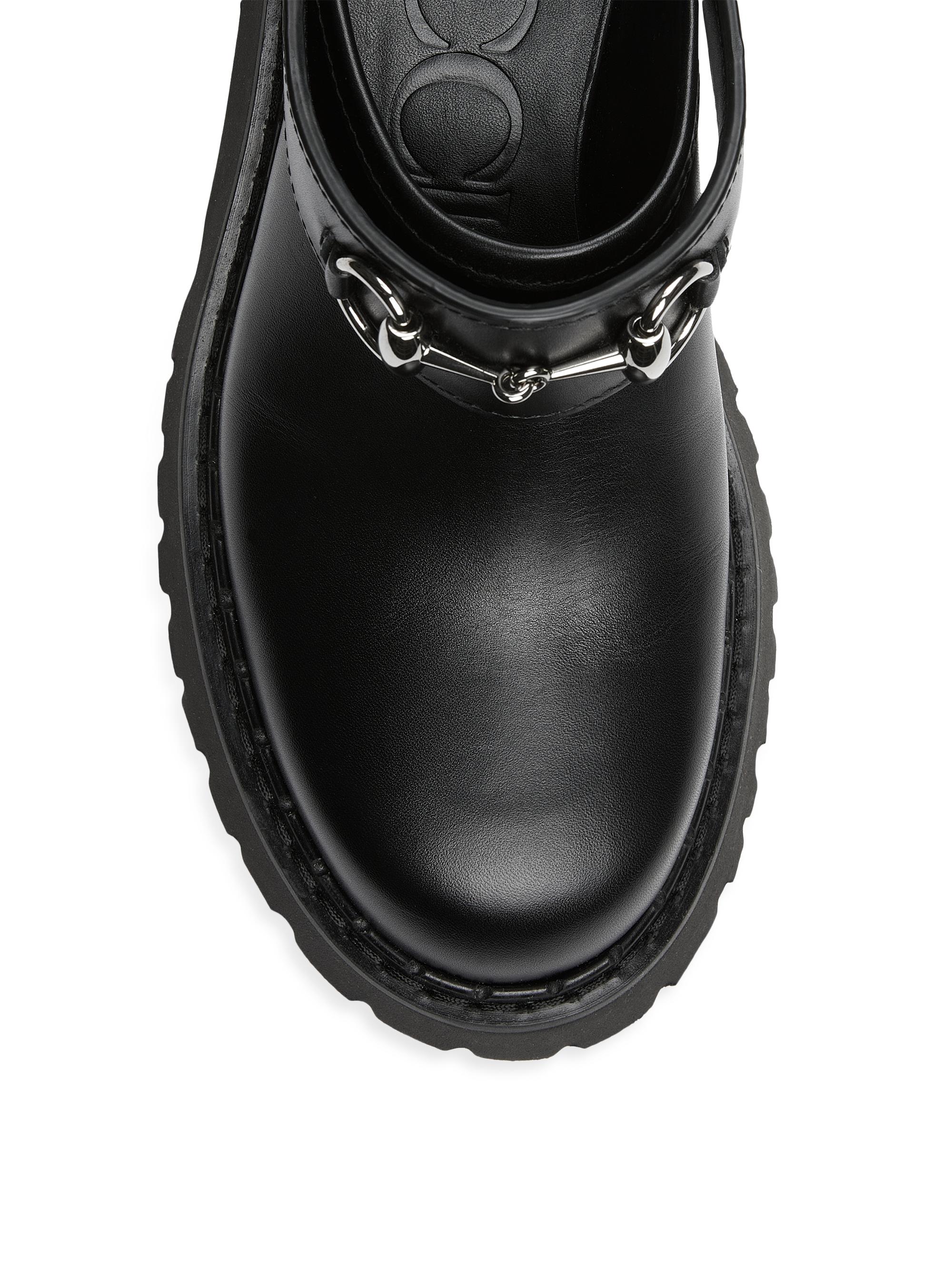 Gucci Leather Horsebit Mules | Saks Fifth Avenue