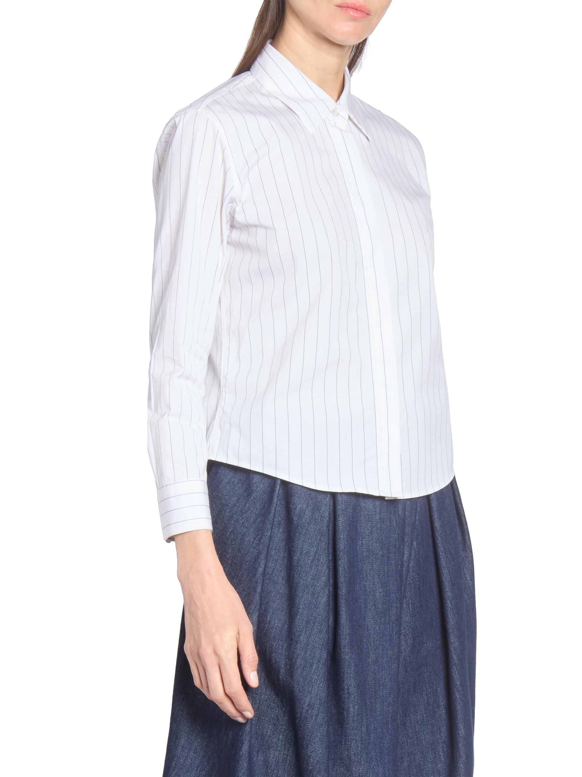 Dries Van Noten Boxy Mini Striped Cotton Shirt | Saks Fifth Avenue