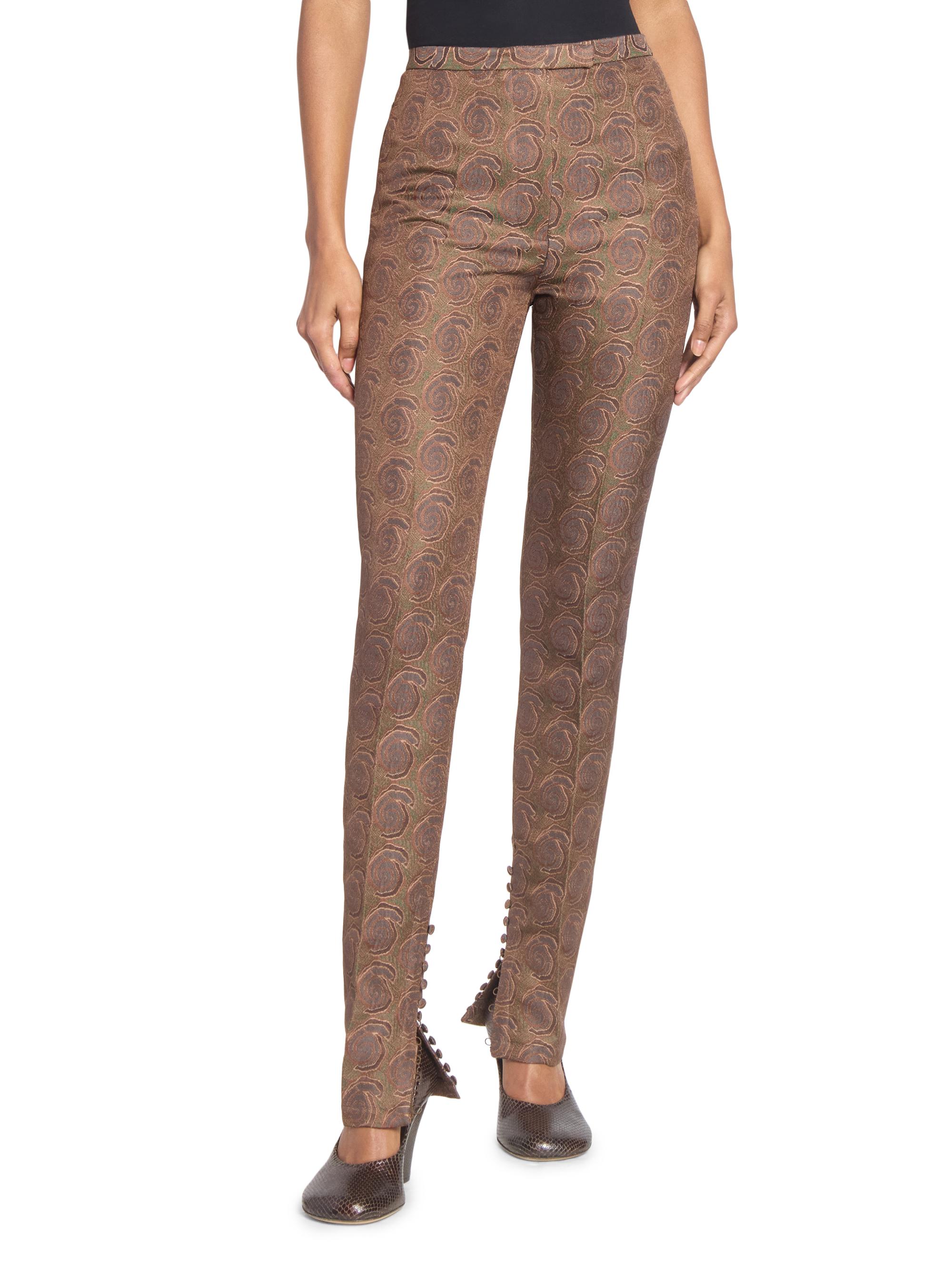 Dries Van Noten Pandoris Geometric Skinny Pants | Saks Fifth Avenue