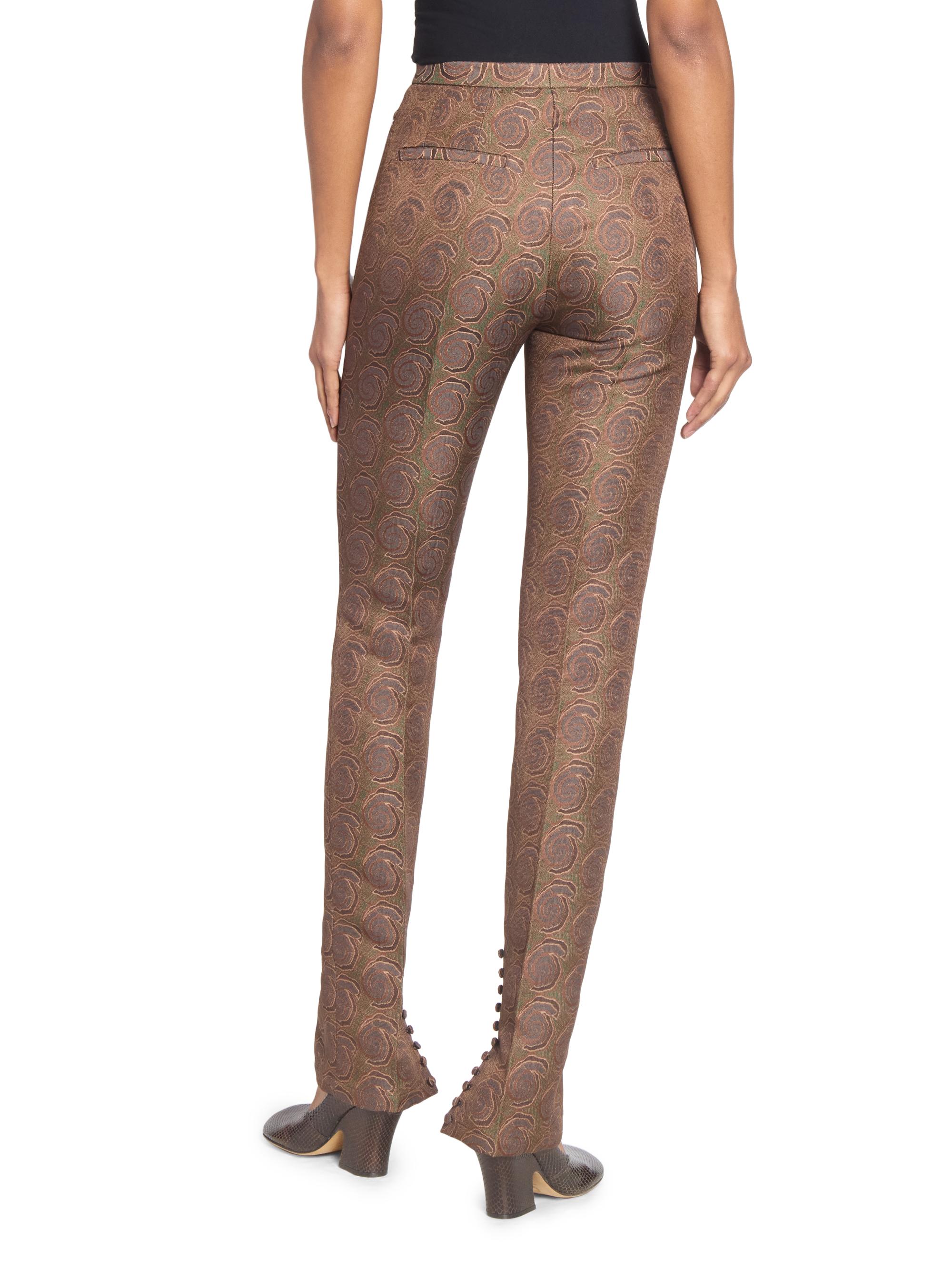 Dries Van Noten Pandoris Geometric Skinny Pants | Saks Fifth Avenue