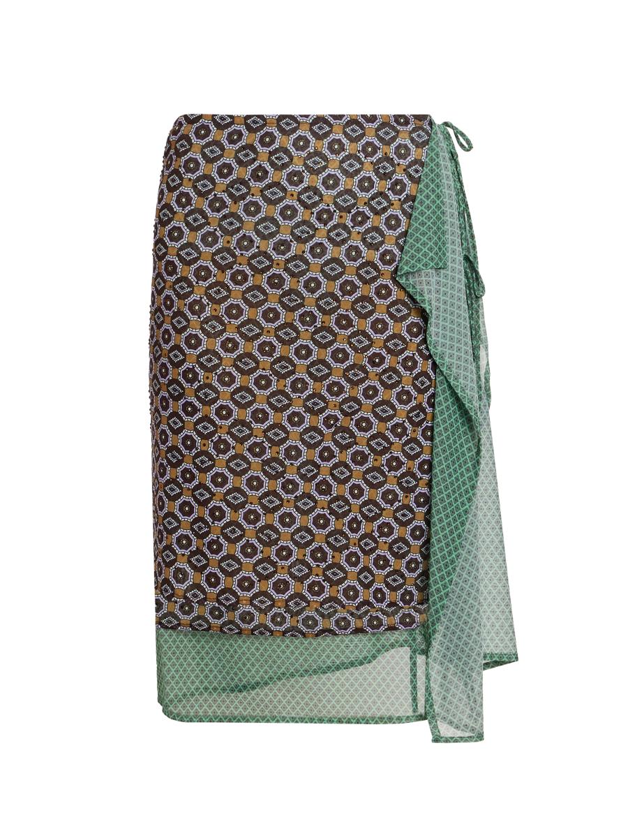 Dries Van Noten Homili Scarf Draped Skirt | Saks Fifth Avenue