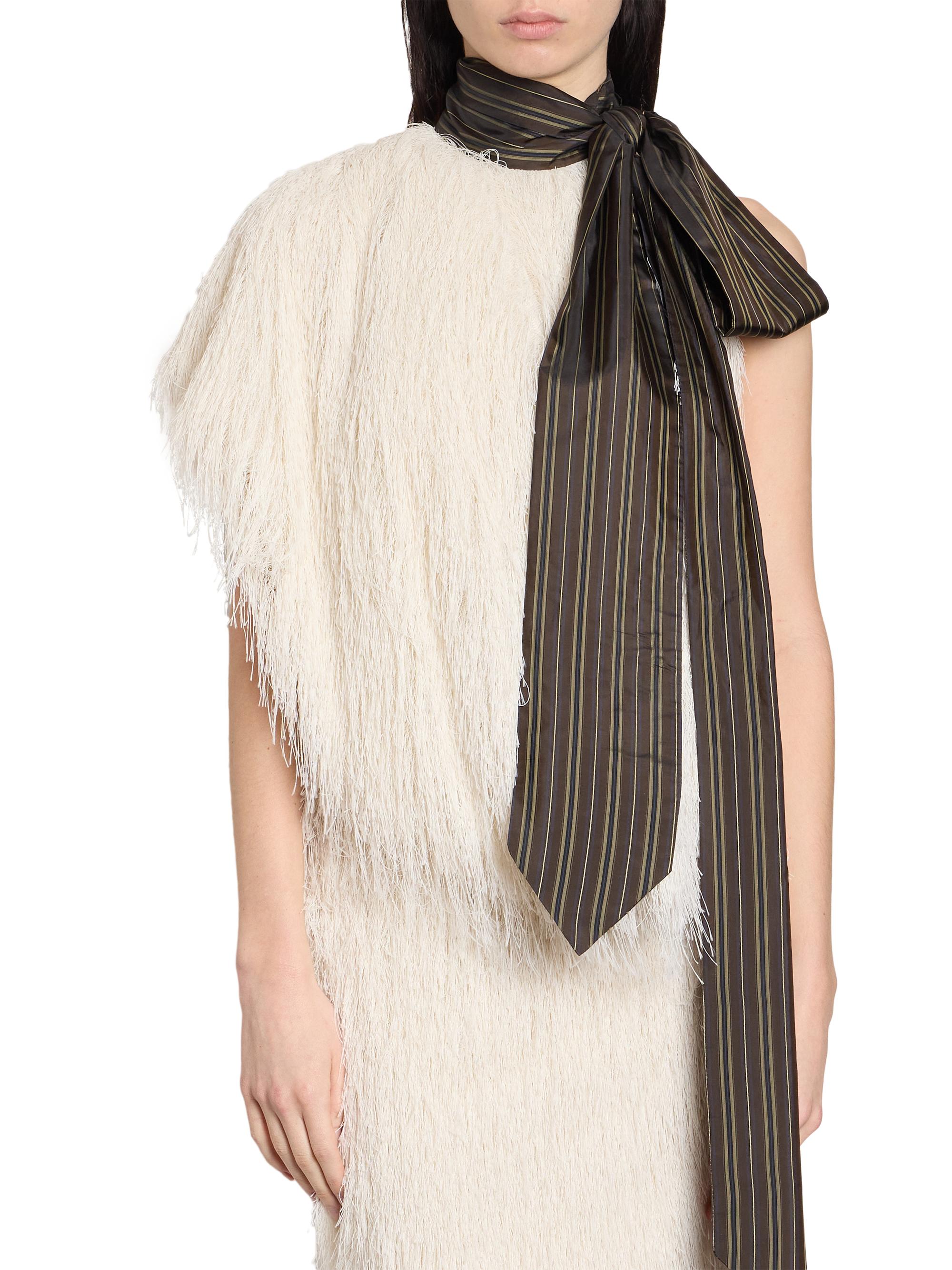 Dries Van Noten Fringed Contrast-Trim Top | Saks Fifth Avenue