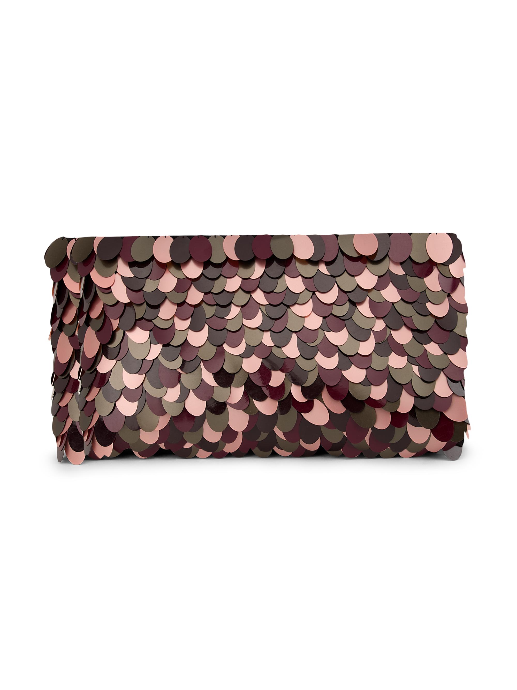 Dries Van Noten Women's Paillette Clutch - Burgundy