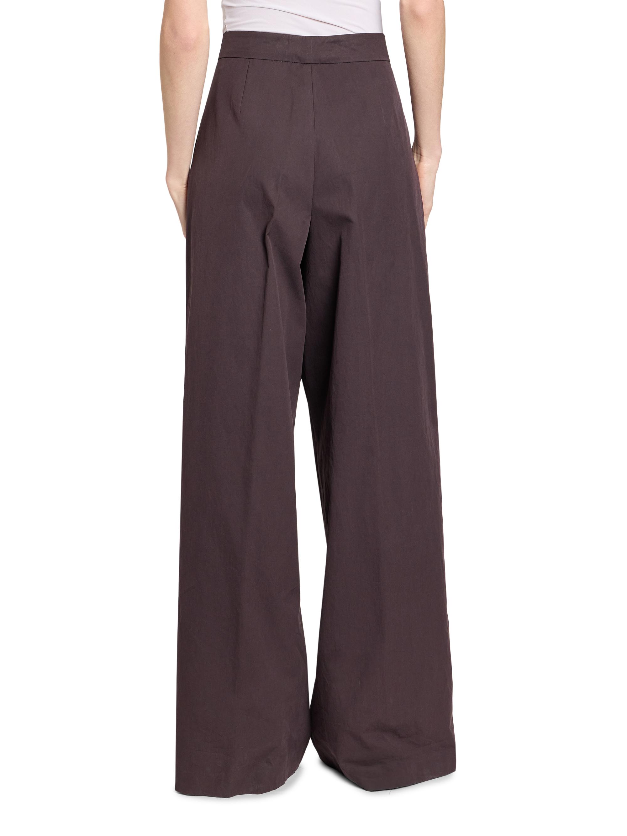 Dries Van Noten Pamplona Pleated Cotton Wide-Leg Pants | Saks