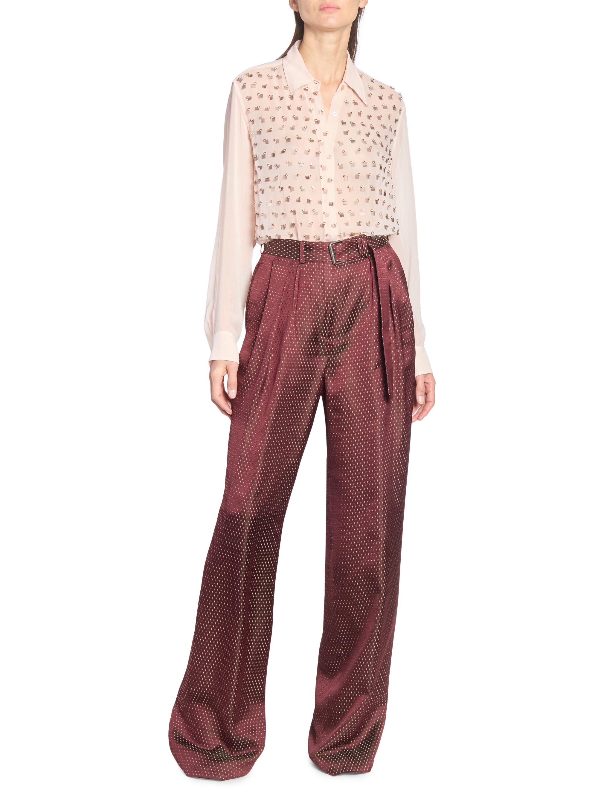 Dries Van Noten Peaches Printed Jacquard Pants | Saks Fifth Avenue