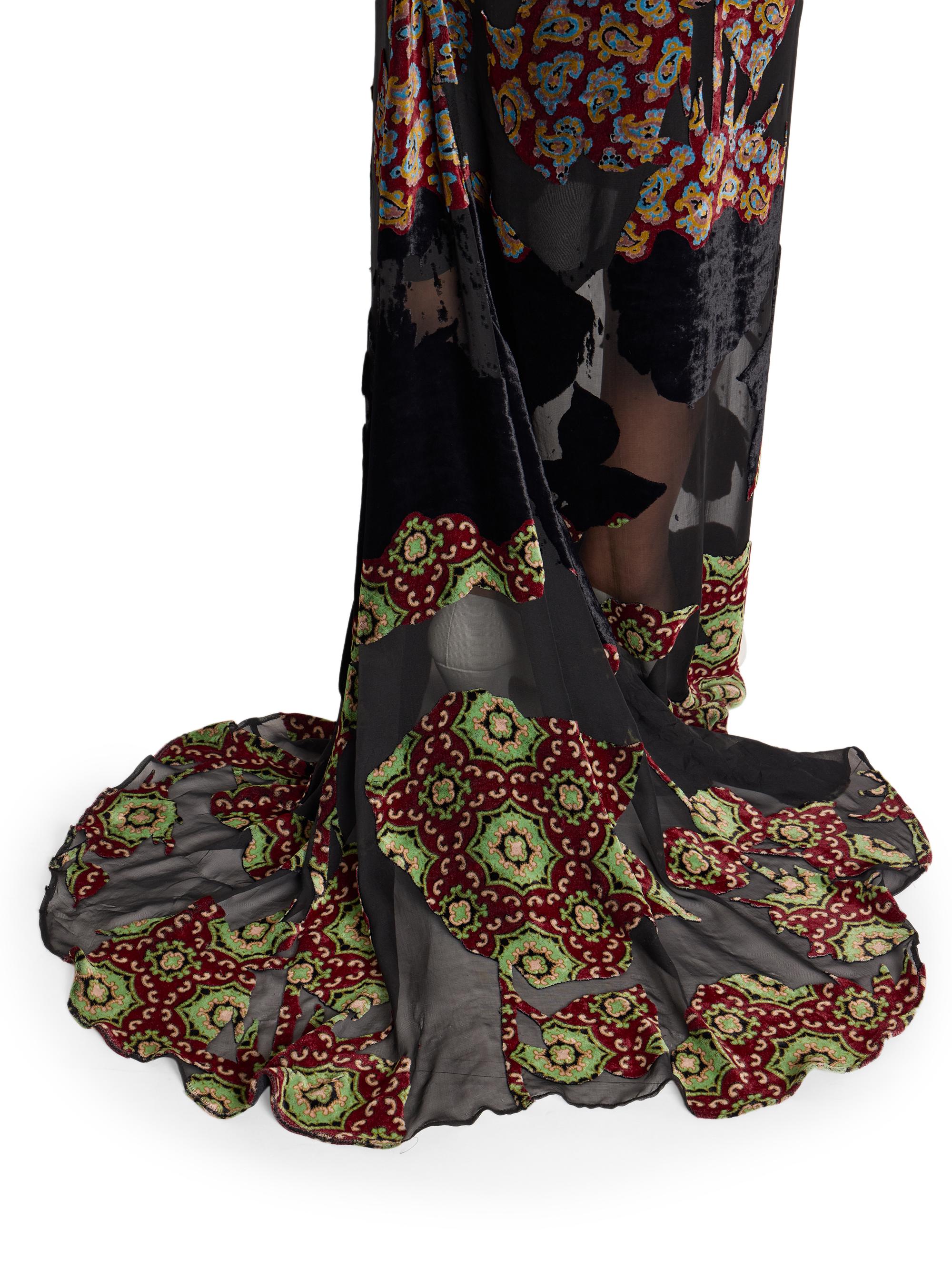 Dries Van Noten Salvix Patchwork Ruched Maxi Skirt | Saks Fifth Avenue