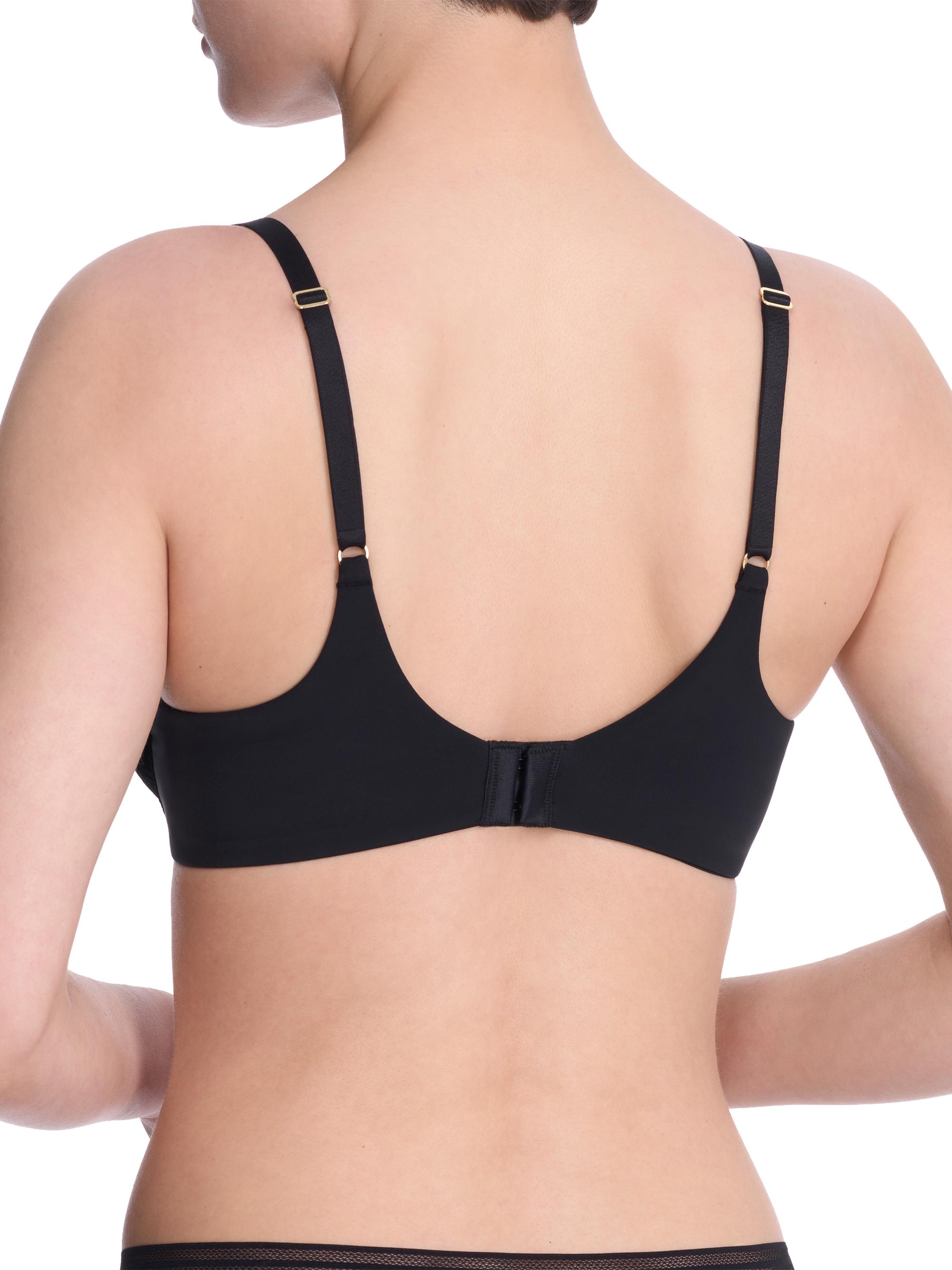 Natori Women's Love Lace Unlined Back Smoothing T-Shirt Bra - Black | Thumbnail 4