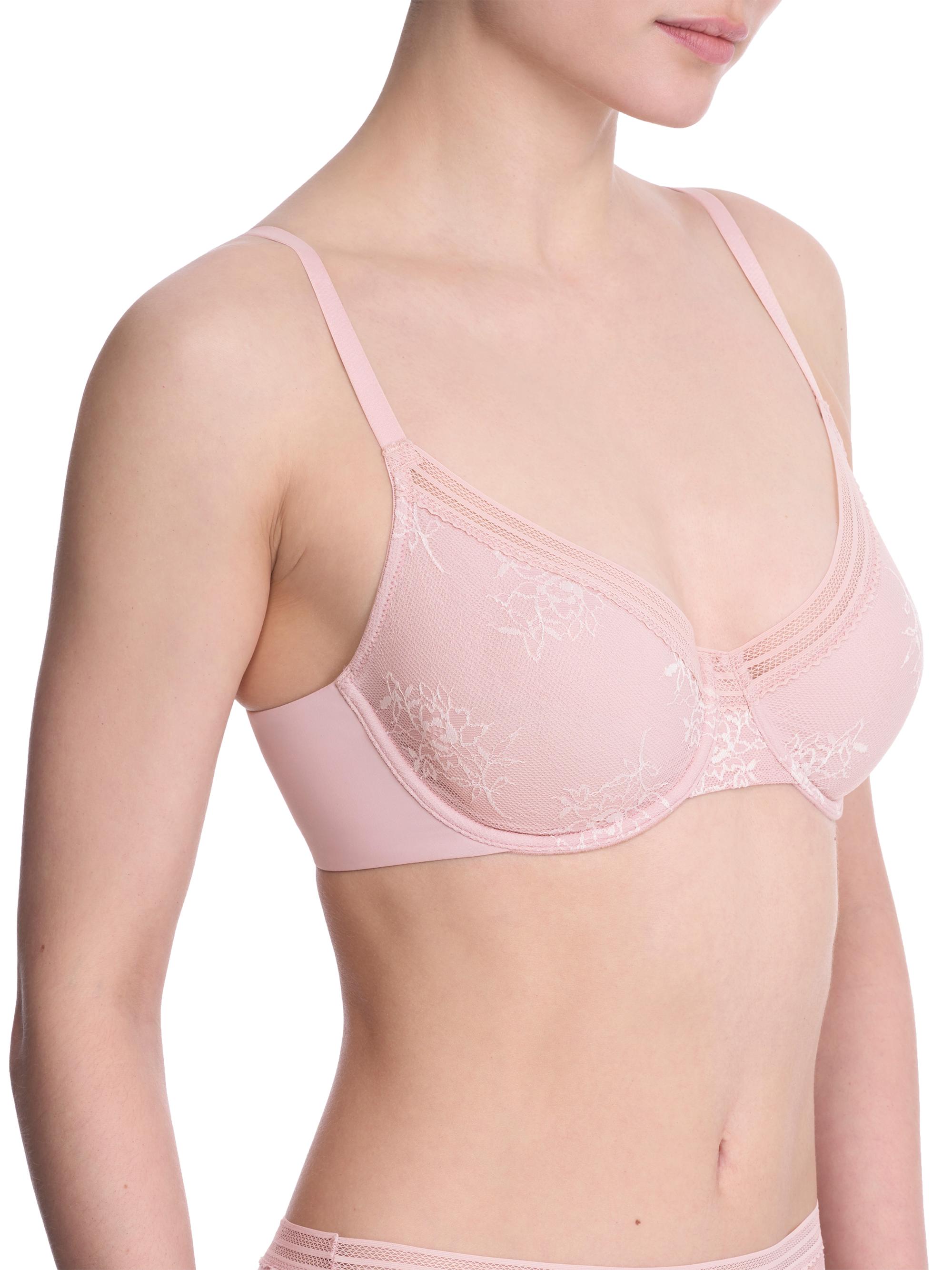 Natori Women's Love Lace Unlined Back Smoothing T-Shirt Bra - Pink Pearl | Thumbnail 2