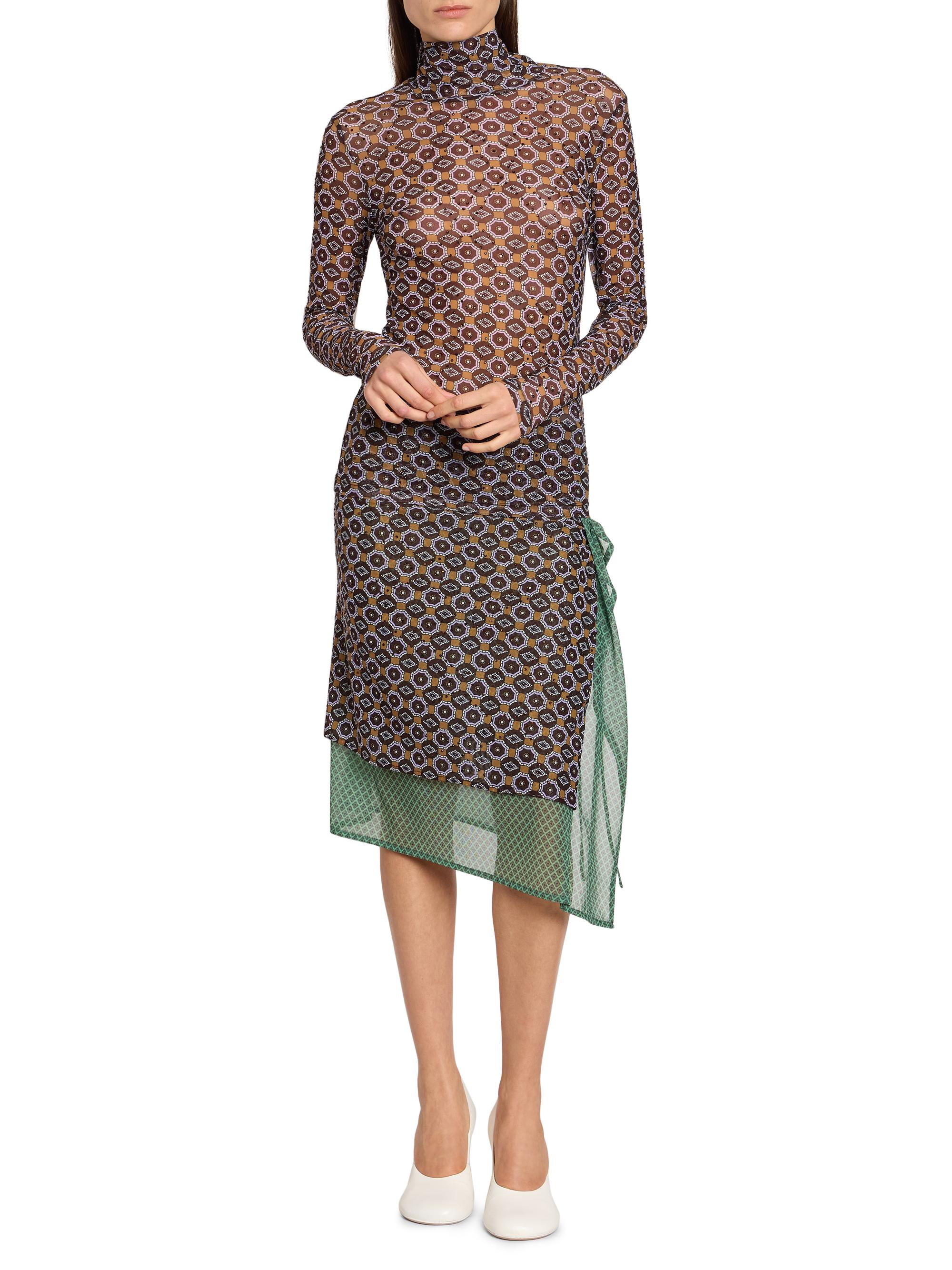 Dries Van Noten Hoyser Printed Turtleneck Top | Saks Fifth Avenue